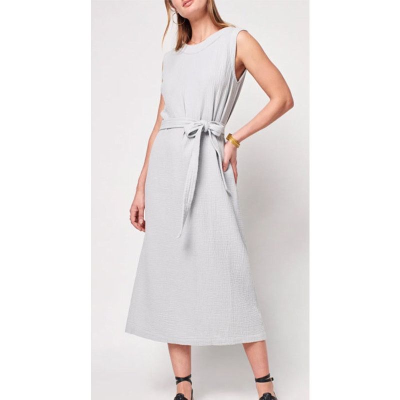 Faherty Faherty Womens Midi Dress Organic Cotton Costa Gauzey Sz XS Size XS / US 0-2 / IT 36-38 - 1 Thumbnail