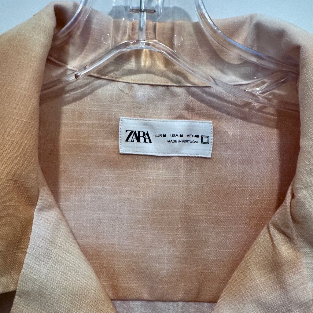 Zara Zara Men’s short sleeve button front Size US M / EU 48-50 / 2 - 2 Thumbnail