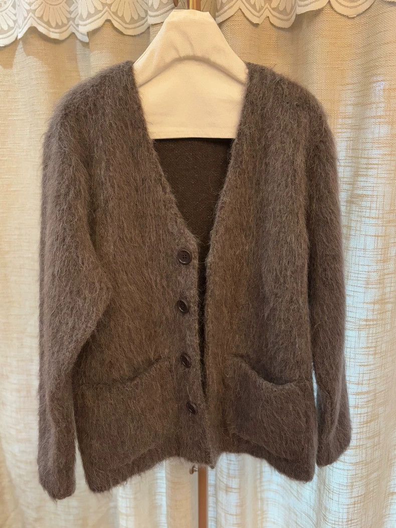 Our Legacy our legacy size 44 Fw23 horsehair wool blend loose V-neck Size US S / EU 44-46 / 1 - 4 Thumbnail