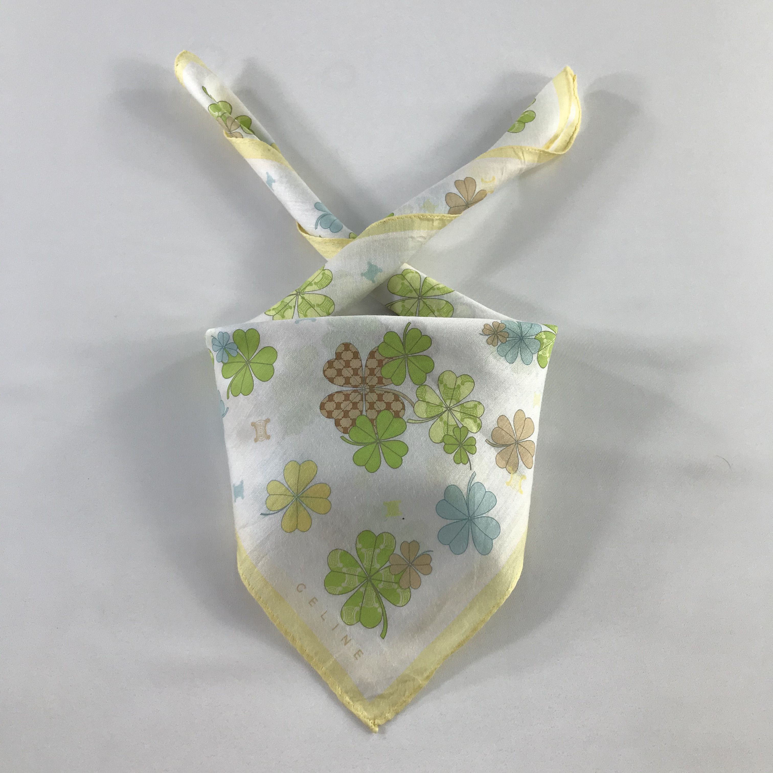 Celine × Vintage Celine Bandana / Handkerchief / Neckerchief - S840 Size ONE SIZE - 3 Thumbnail