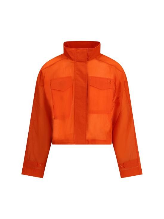 Pinko PINKO Women Jackets 104845A2EK A96 ORANGE Size M / US 6-8 / IT 42-44 - 1 Thumbnail