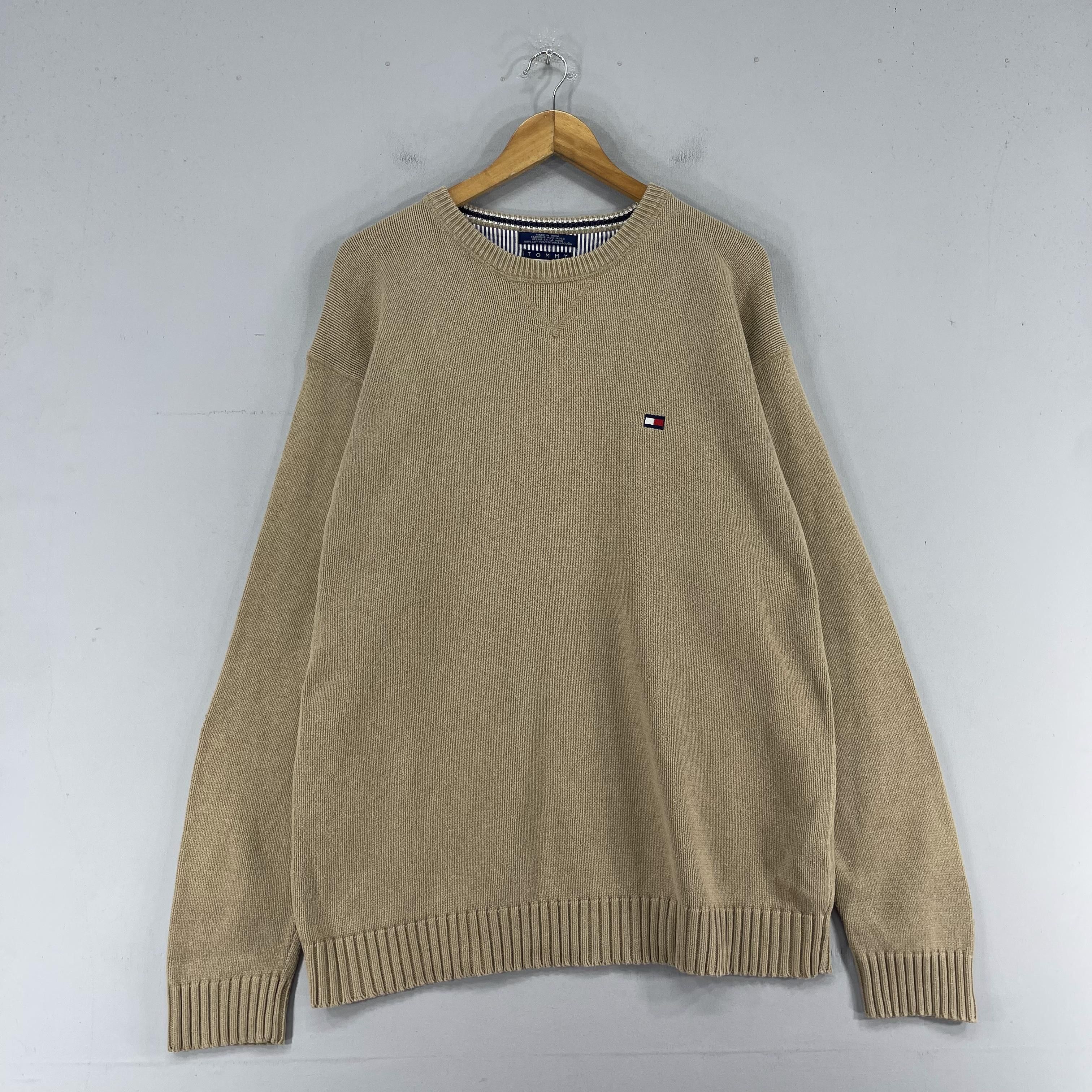 Tommy Hilfiger × Vintage Vintage TOMMY HILFIGER Small Flag Crewneck Knitwear Size US L / EU 52-54 / 3 - 4 Thumbnail