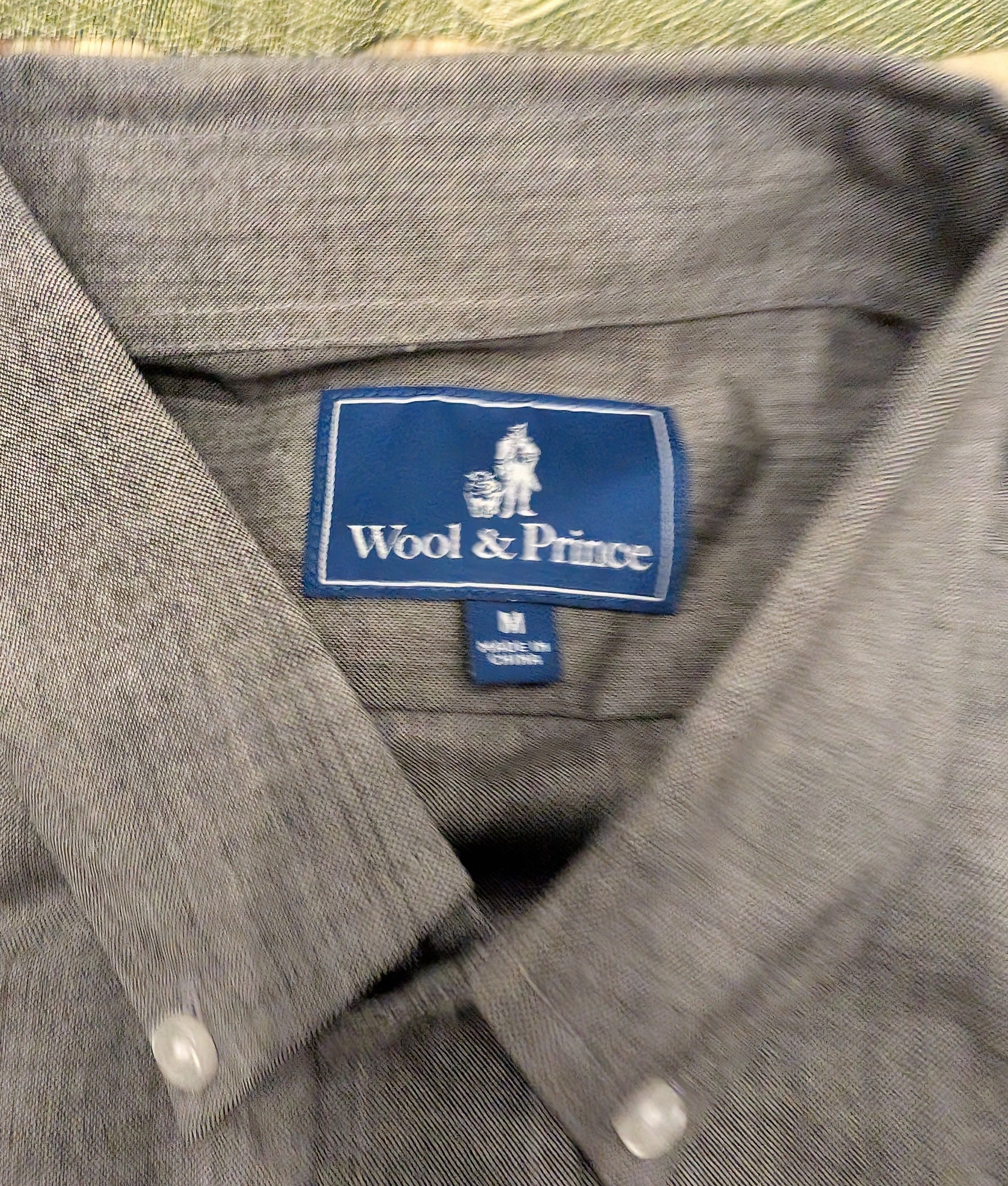 Wool&Prince Wool & Prince 100% Worsted Wool Button Up Oxford Shirt Size US M / EU 48-50 / 2 - 3 Thumbnail