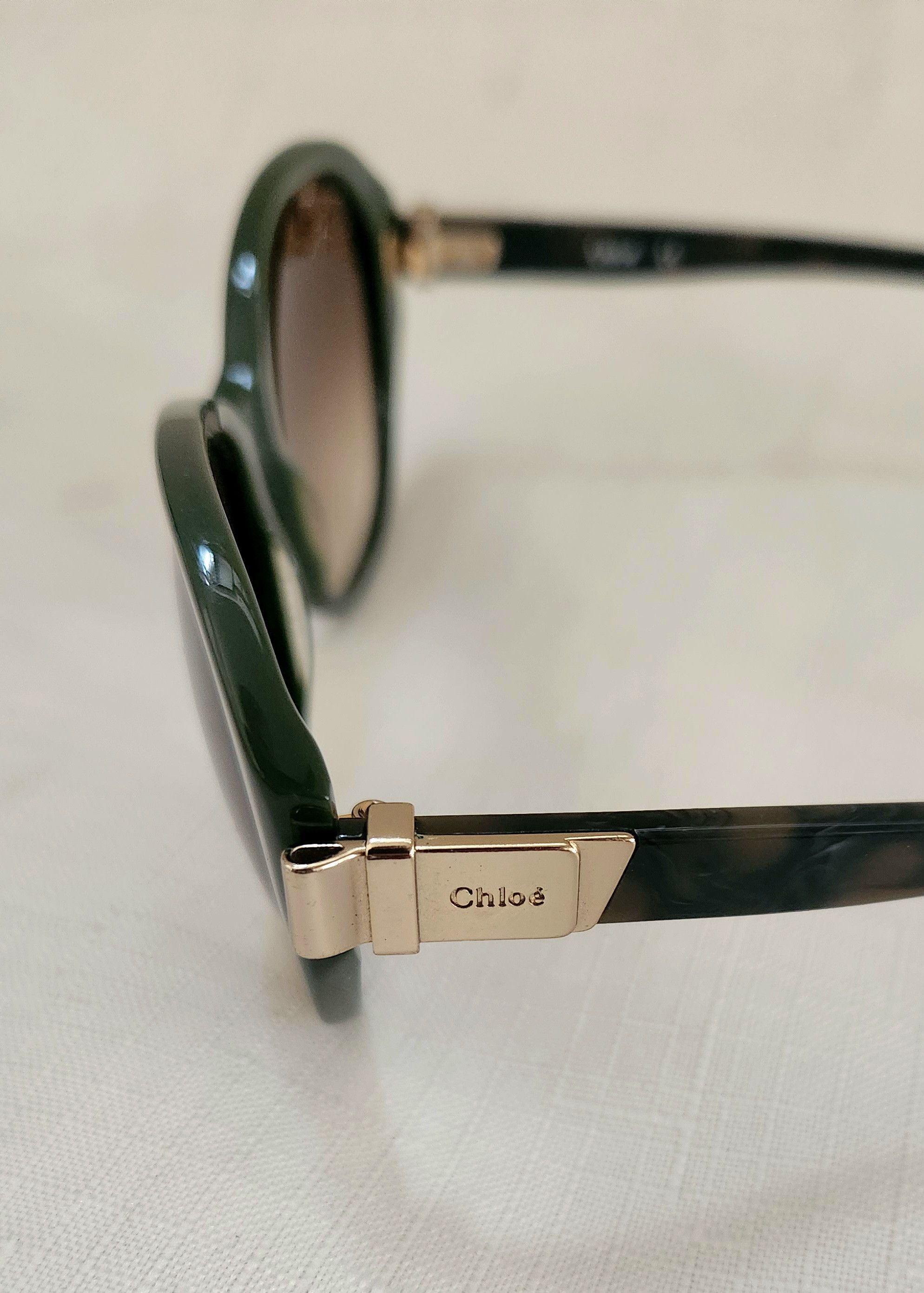 Chloe Chloe Green Brown Gradient Frame Sunglasses CL 2261 C04 140 Size ONE SIZE - 6 Thumbnail