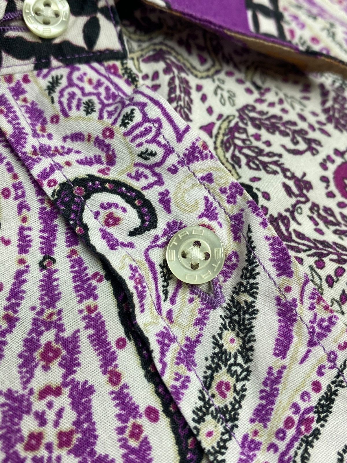Etro 🔥 ETRO PAISLEY WOMEN’S SHIRT ITALIAN LUXURY PSYCHEDELIA Size S / US 4 / IT 40 - 13 Thumbnail