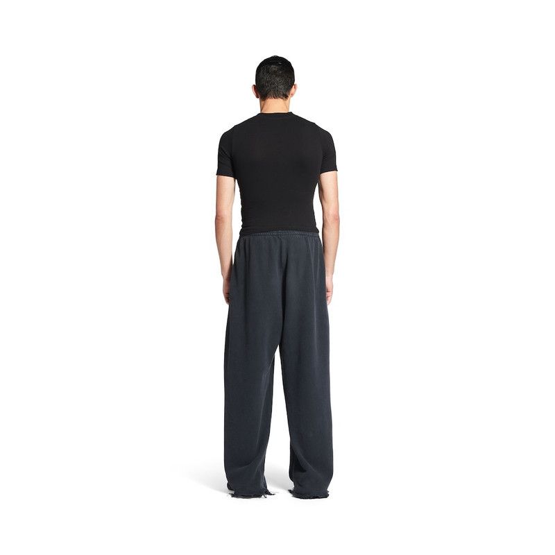 Balenciaga o1tr1nto0526 Nail Polish Cropped Sweatpants & Joggers Black Size US 32 / EU 48 - 4 Thumbnail
