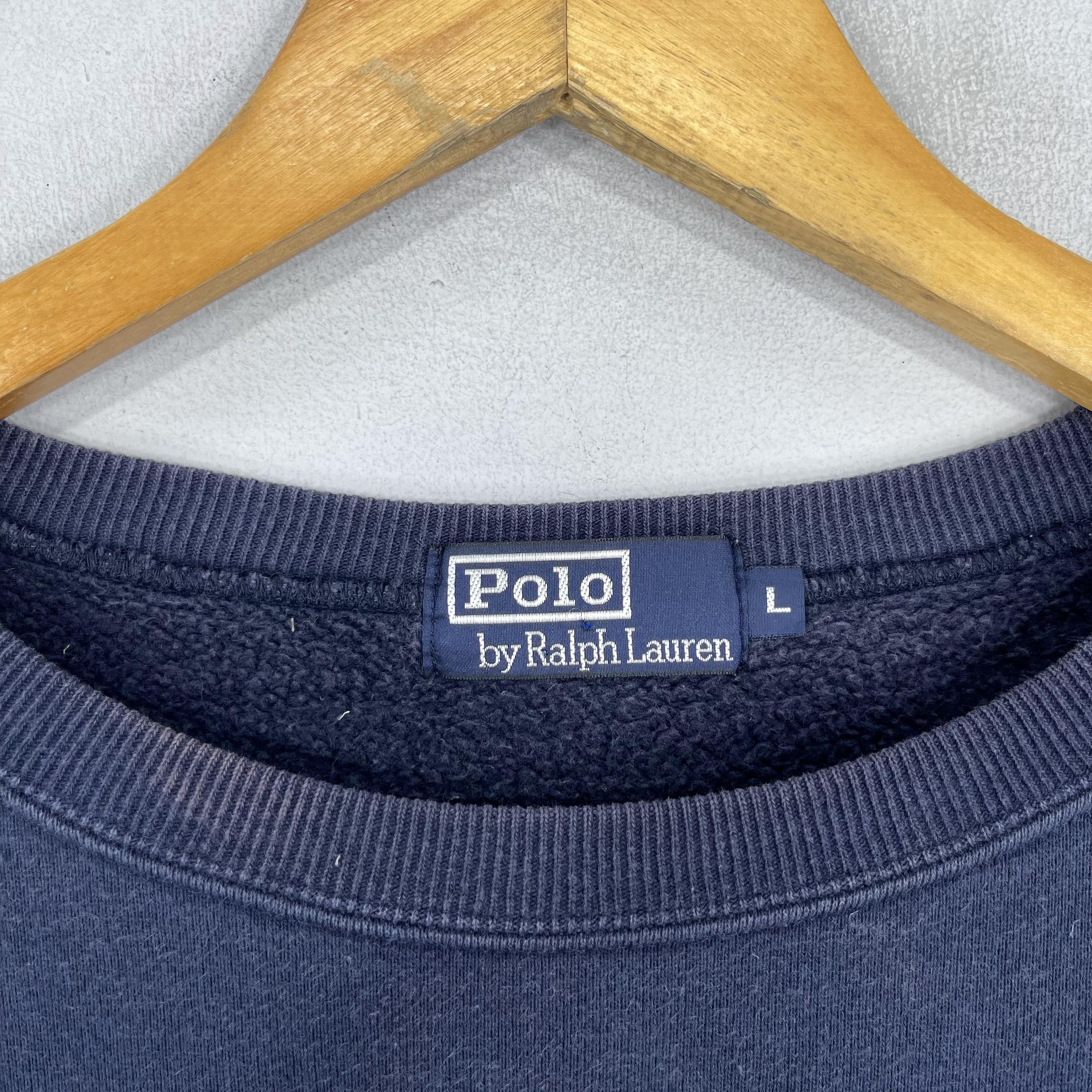 Polo Ralph Lauren Vintage POLO RALPH LAUREN American Flag Printed Sweatshirt Size US M / EU 48-50 / 2 - 5 Thumbnail