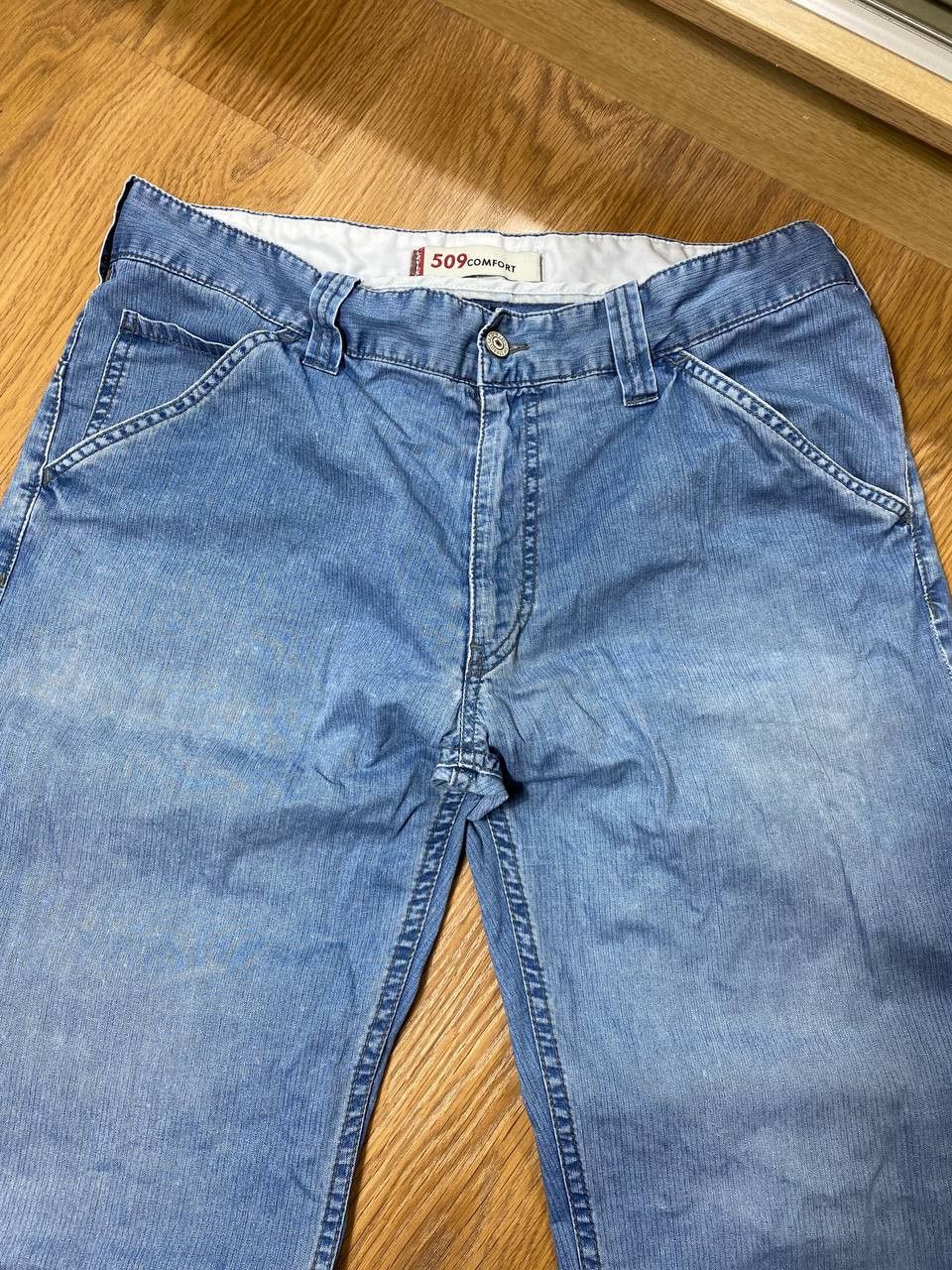 Japanese Brand × Levi's Crazy Crash Dirty Baggy Faded Jean Japan Avant Garde Style Size US 34 / EU 50 - 10 Thumbnail