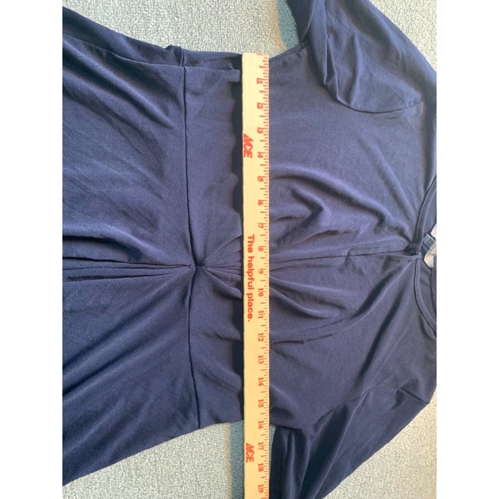 Vintage Daisy Fuentes Long Sleeve Womens Large L Blue top Shirt Size L / US 10 / IT 46 - 4 Thumbnail