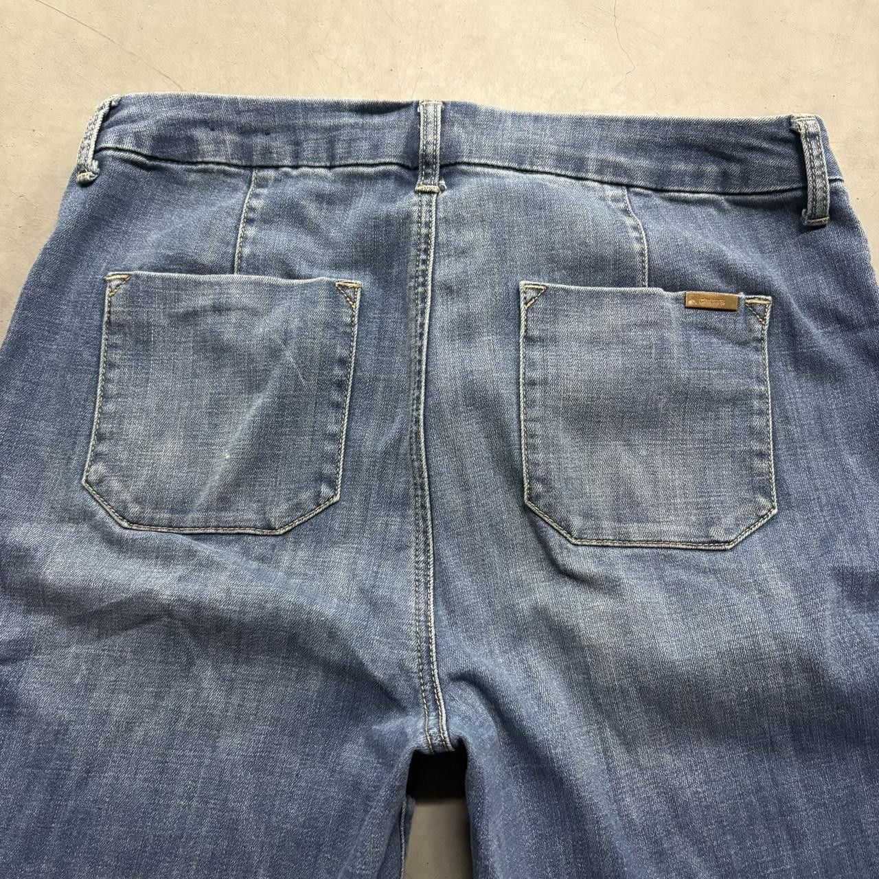 Vintage Crazy Vintage Y2K/2000s Flared Streetwear Medium Blue Wash Denim Jeans! Size US 30 / EU 46 - 5 Thumbnail