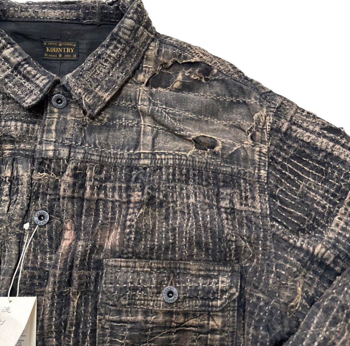 Kapital Black Boro Spring 1st Jacket