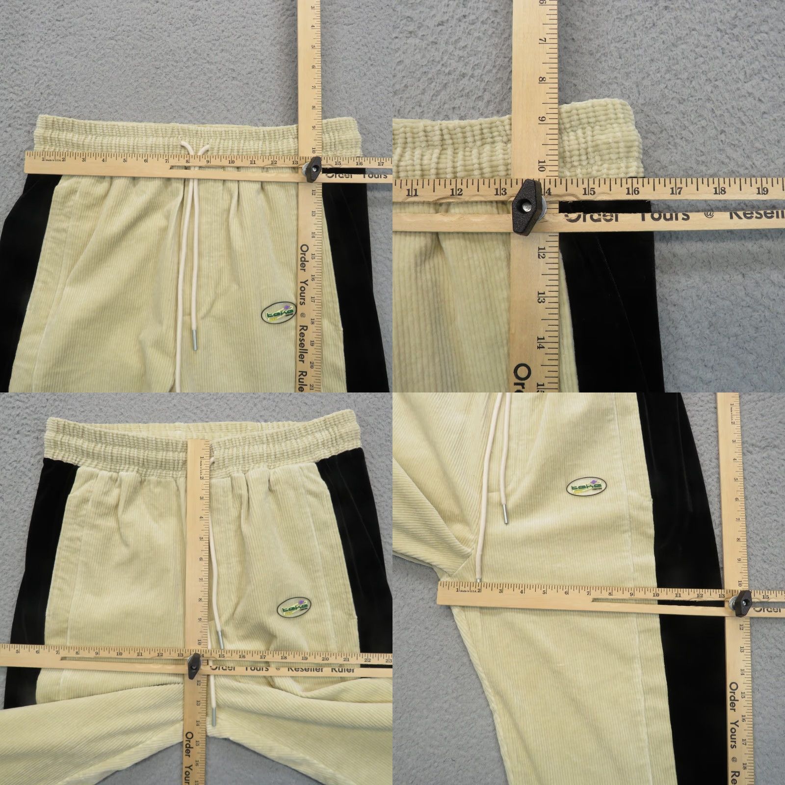 TAKA Original Taka Original Pants Mens Medium Khaki Break Tear Away Snap Lounge Baggy Street Casual 80s 90s Grunge Hip Hop USA American Classic Vintage No Size US 31 - 10 Thumbnail