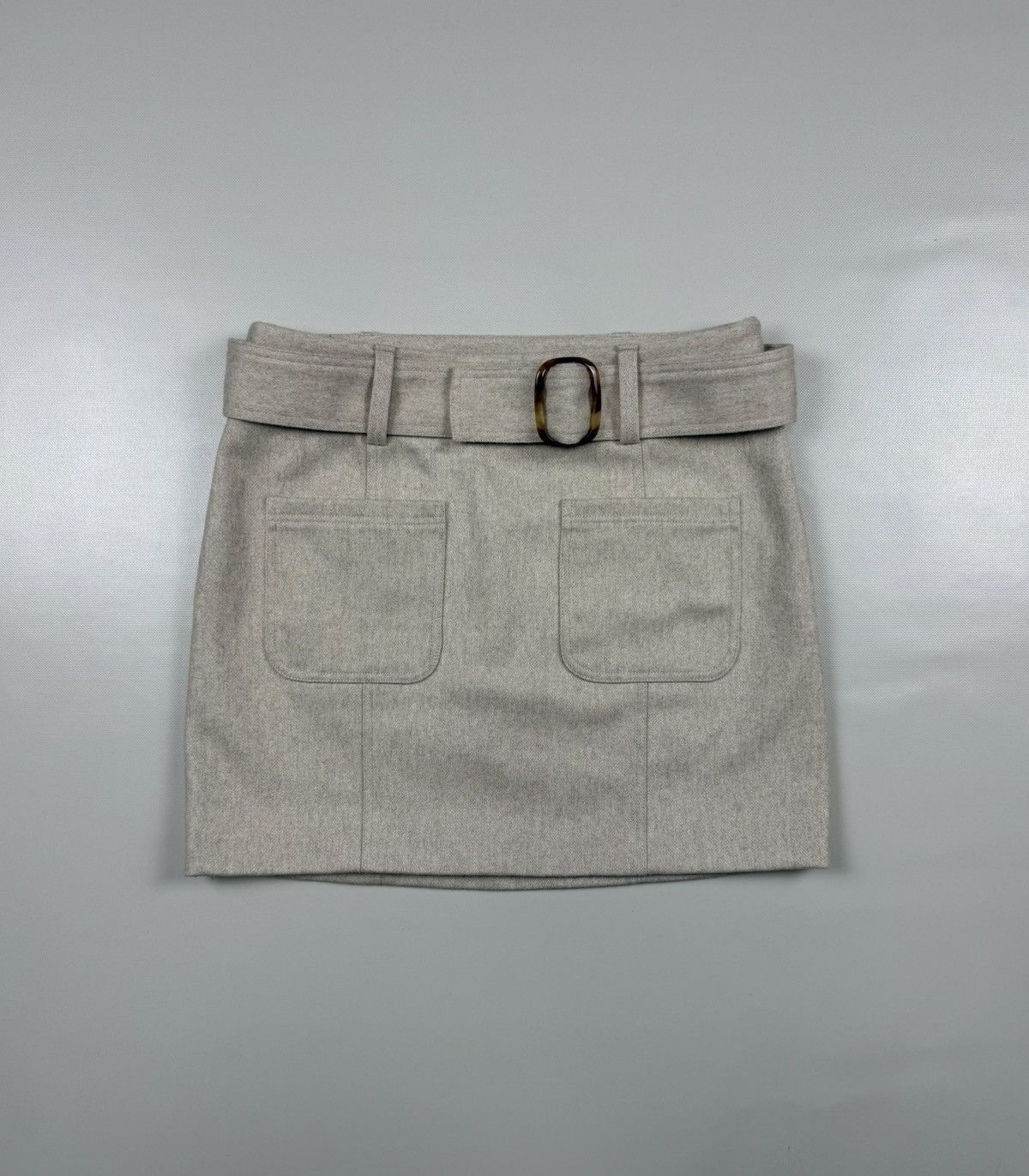 Sezane Sezane Gellie Wool Polyamide Cashmere Mini Skirt Size 42 Size 30" / US 8 / IT 44 - 2 Thumbnail