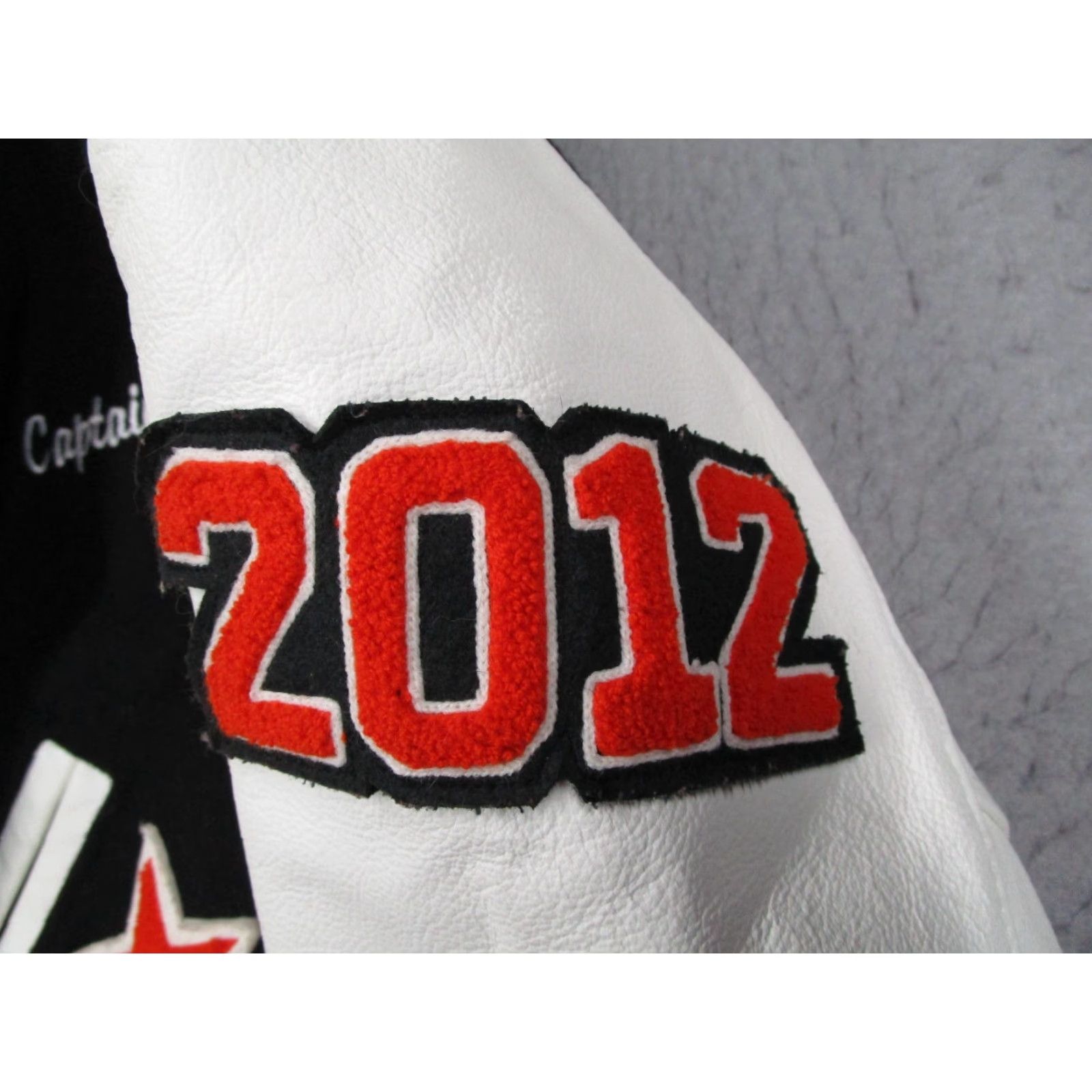Vintage Albion Womens Jacket Varsity Wool Hooded Black 36 Patches Embroidered Beverly Hills Cheerleading Captain Debby Style Casual Size XS / US 0-2 / IT 36-38 - 7 Thumbnail