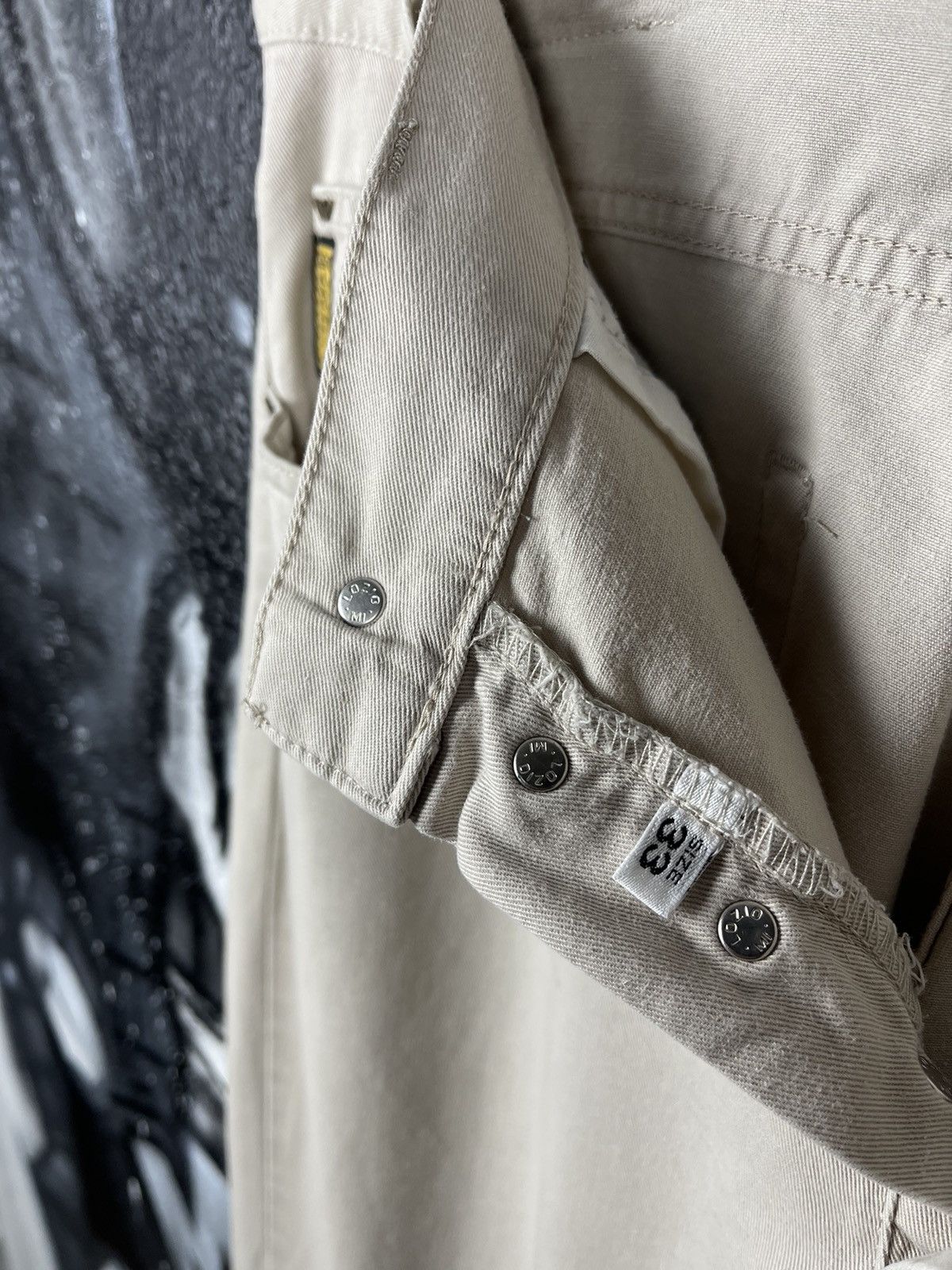 Armani Armani Jeans Vintage 90s Italian Beige Cotton Jeans Size 33 Size US 33 - 15 Thumbnail