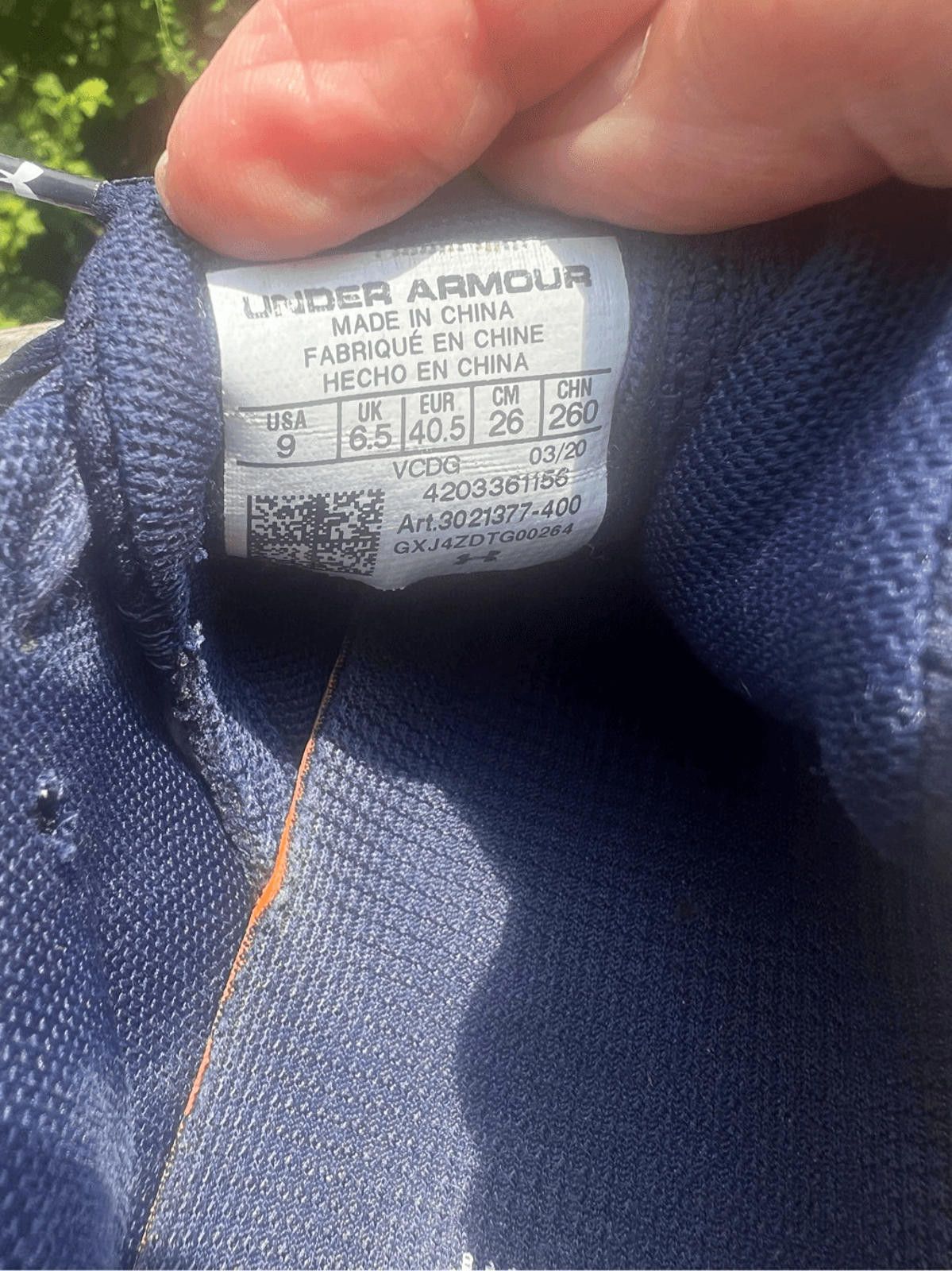 Under Armour Under Armour Womans Block City 2.0 3021377-400 Sz 9 Navy Size US 9 / IT 39 - 8 Thumbnail