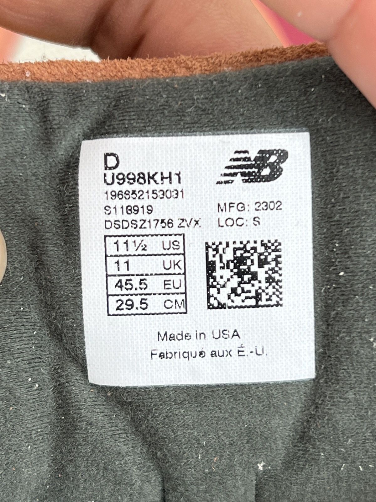 New Balance New Balance 998 Ronnie Fieg Frank Lloyd Wright 11.5 (2023) Size US 11.5 / EU 44-45 - 9 Thumbnail