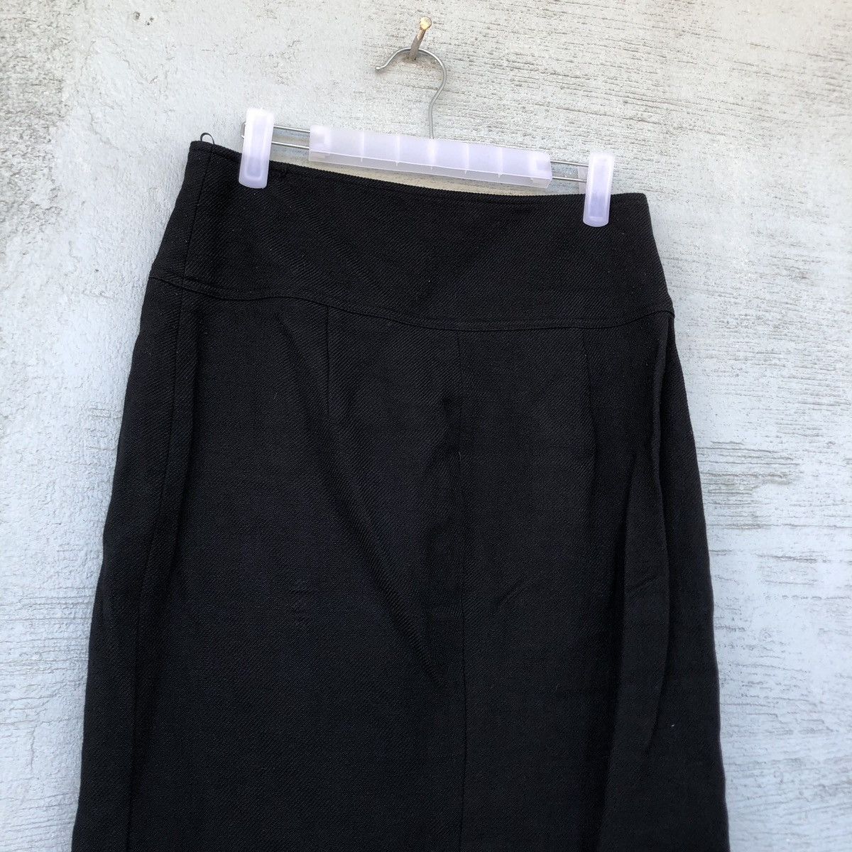 Tom Ford TOM FORD Black wool midi skirt Size 27" / US 4 / IT 40 - 10 Thumbnail