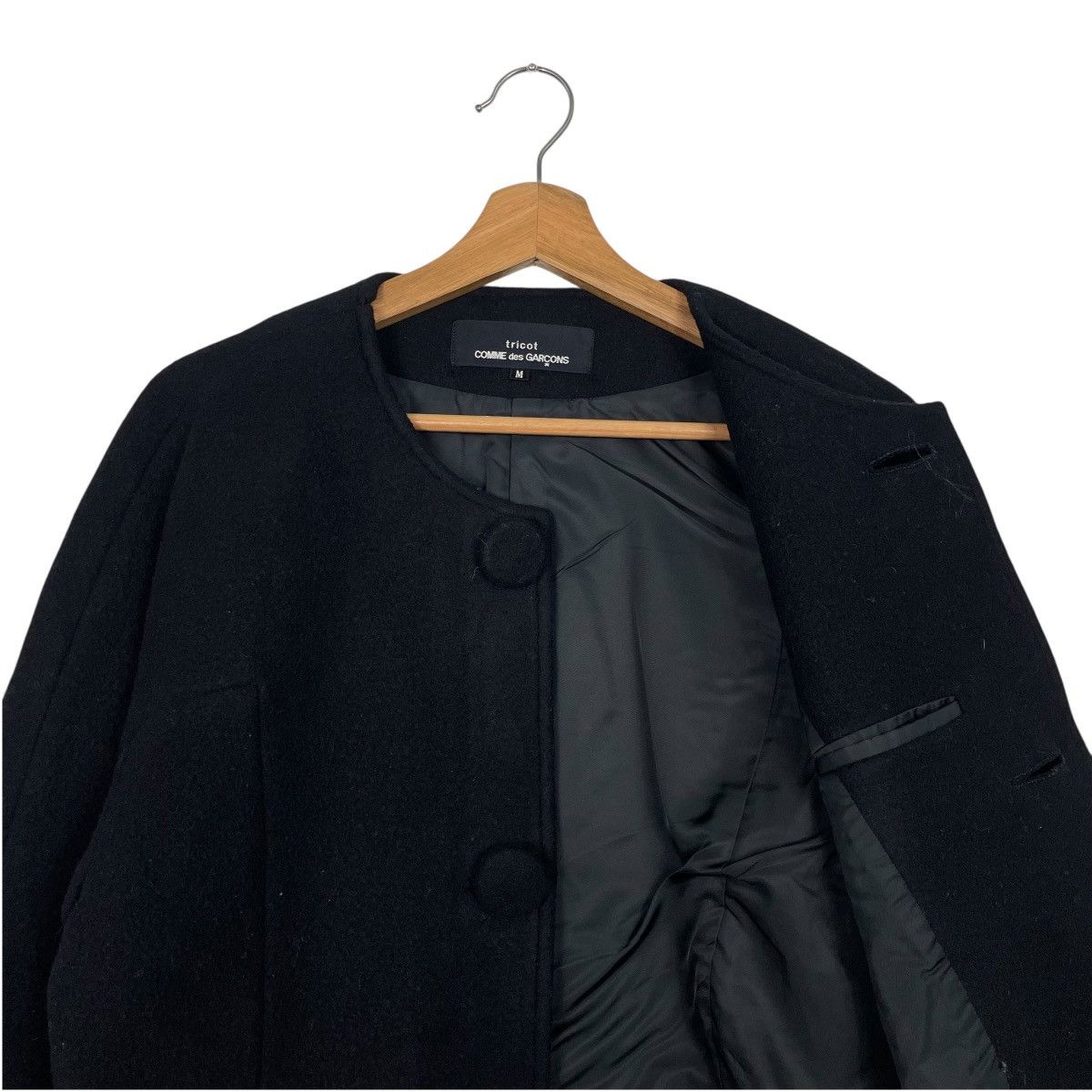 Tricot Comme des Garcons Vintage AD1991 Tricot Comme Des Garcons Crop Jacket Size M / US 6-8 / IT 42-44 - 10 Thumbnail