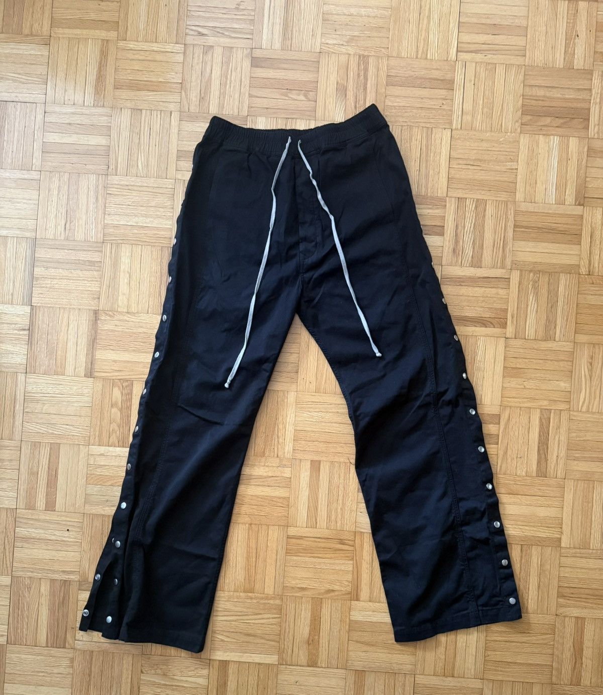 Rick Owens Rick Owens x RICK OWENS DRKSHDW Black Porterville Sweatpants Size US 36 / EU 52 - 1 Thumbnail