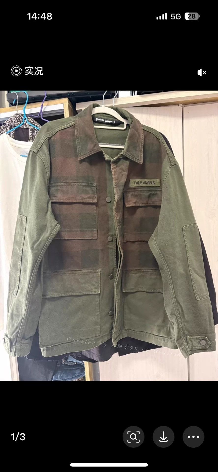 Palm Angels Palm Angels Multi-Pocket Military Jacket Size US L / EU 52-54 / 3 - 1 Thumbnail