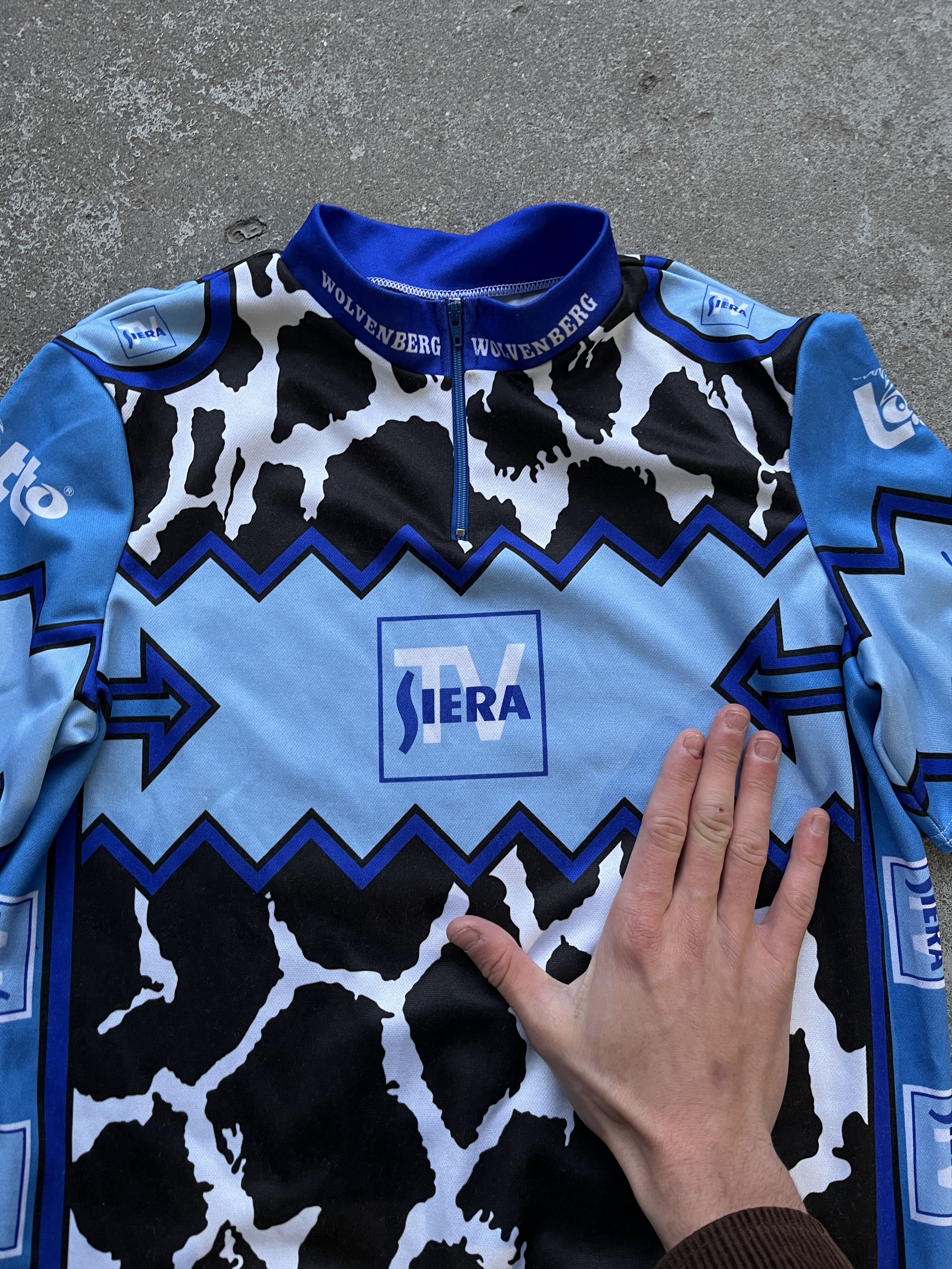 Walter Van Beirendonck Sample Archive WALTER VAN BEIRENDONCK X CYCLING JERSEY 90s Size US M / EU 48-50 / 2 - 4 Thumbnail