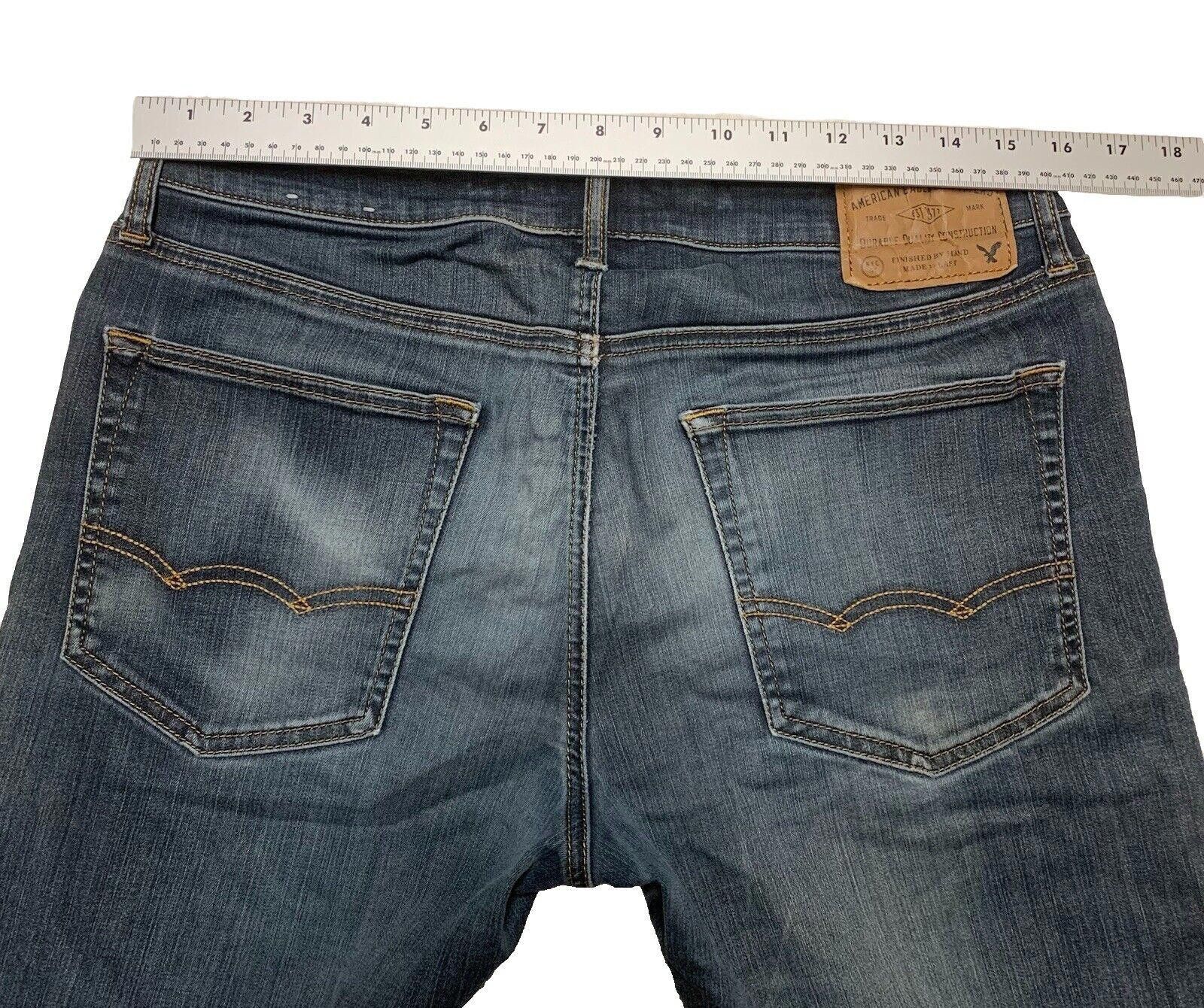 Other AE Outfitters Straight Jeans Men's 32/34 Blue Flex Size US 32 / EU 48 - 5 Thumbnail