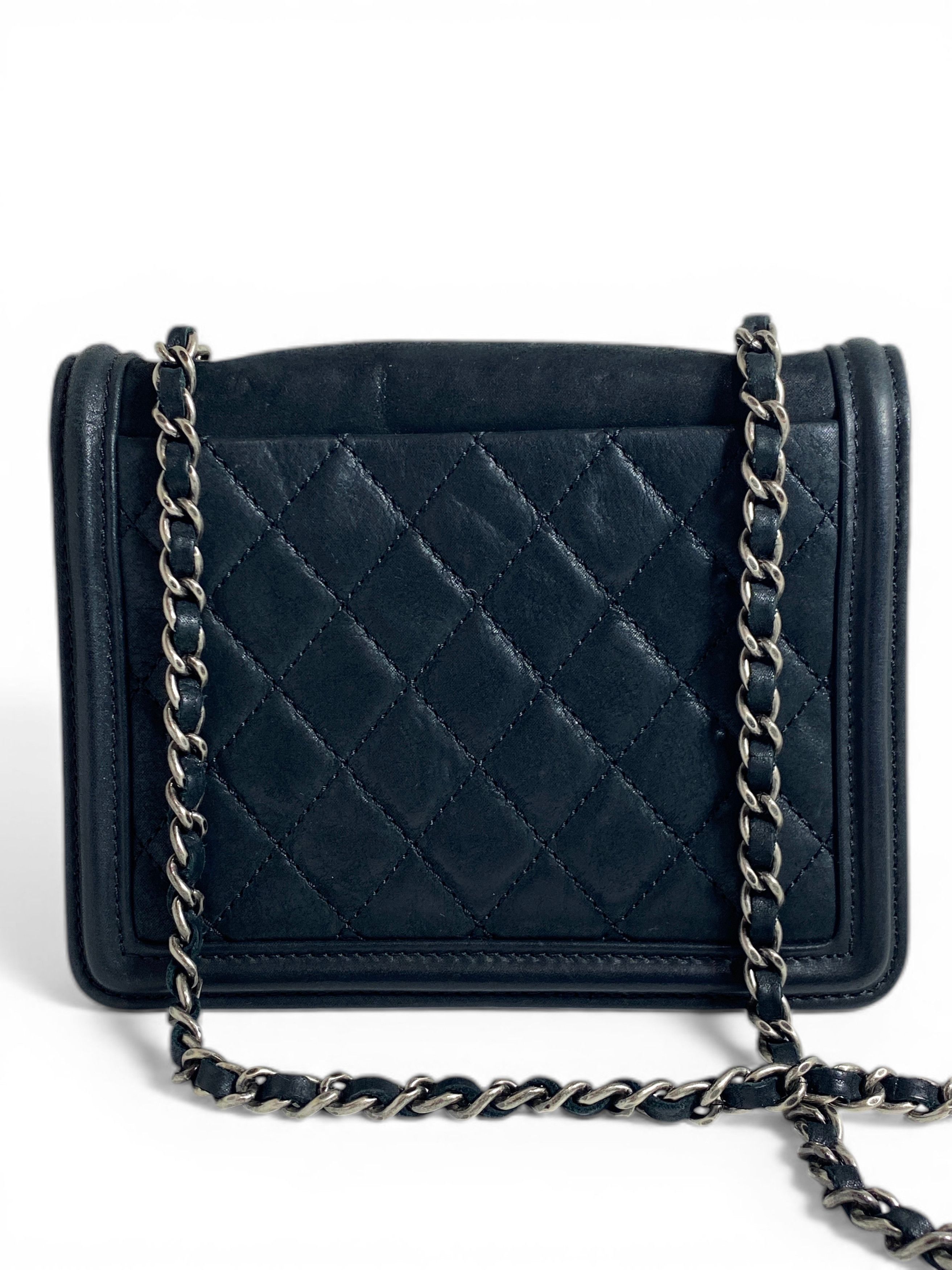 Chanel Chanel CC Logo Boy Brick Leather Flap Shoulder Cross Bag Size ONE SIZE - 7 Thumbnail