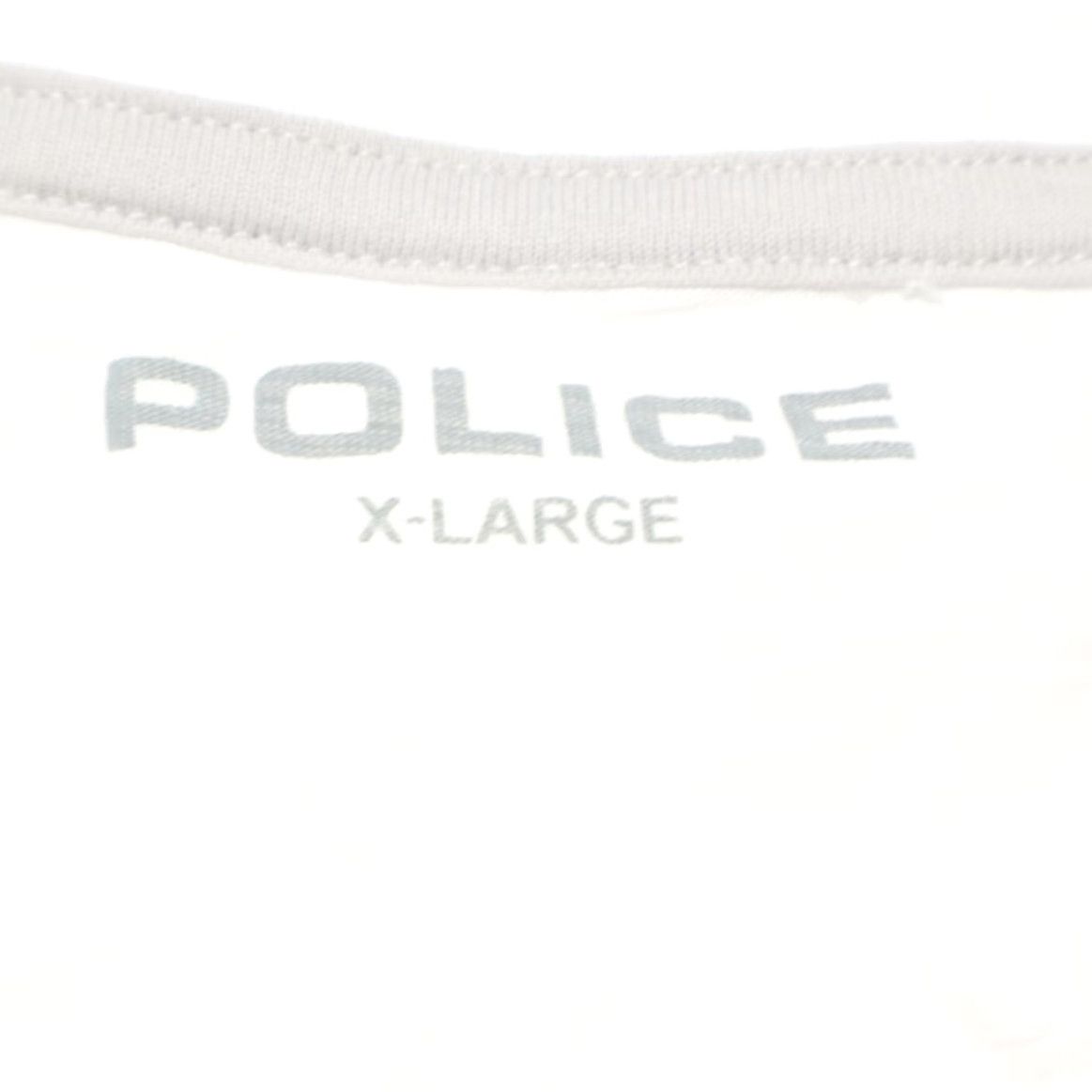 Vintage Police Shirt White XL Men's Solid T-Shirt Lifestyle Since 1983 Size US XL / EU 56 / 4 - 5 Thumbnail