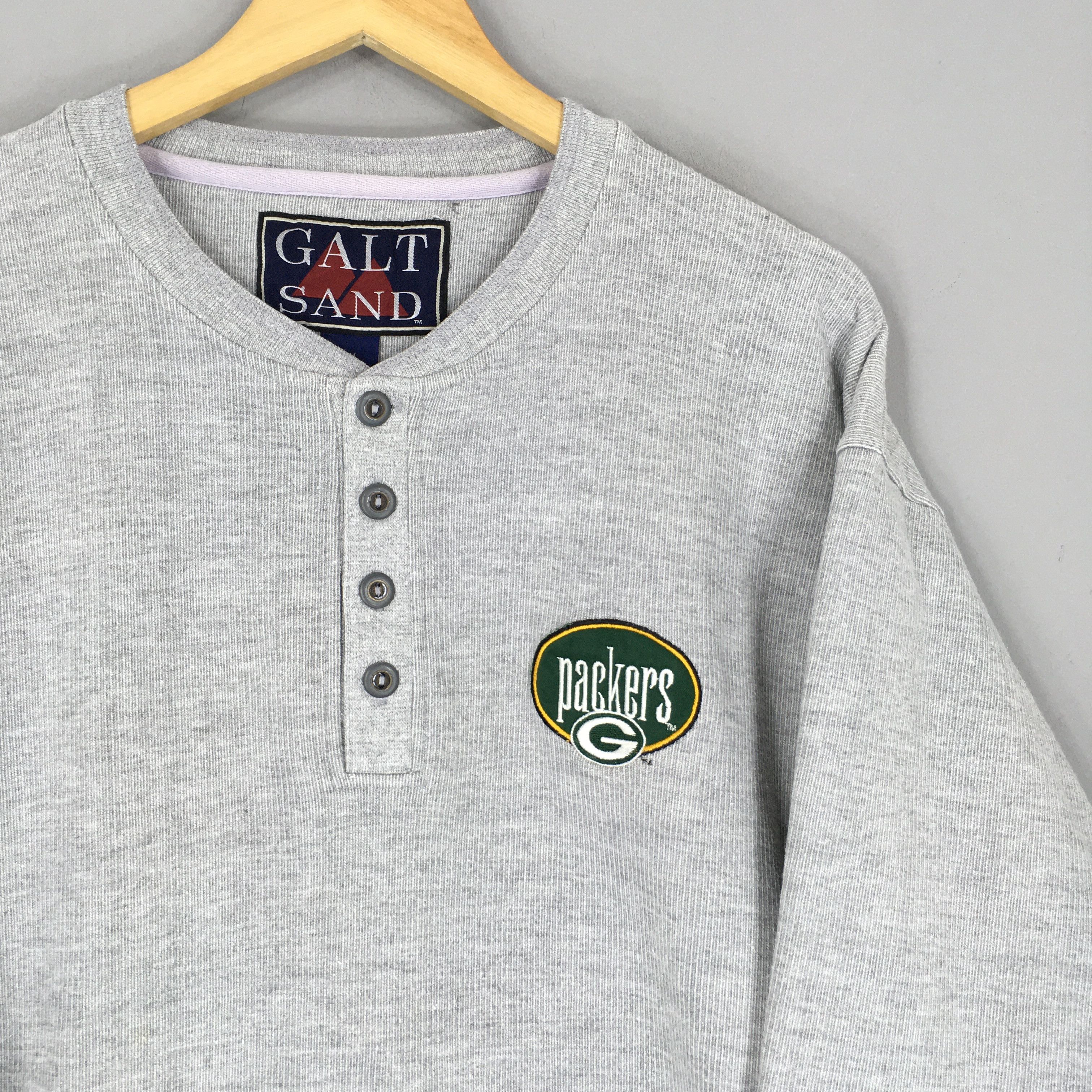 NFL × Vintage Vintage Green Bay Packers NFL Button Jumper Medium Size US M / EU 48-50 / 2 - 2 Thumbnail