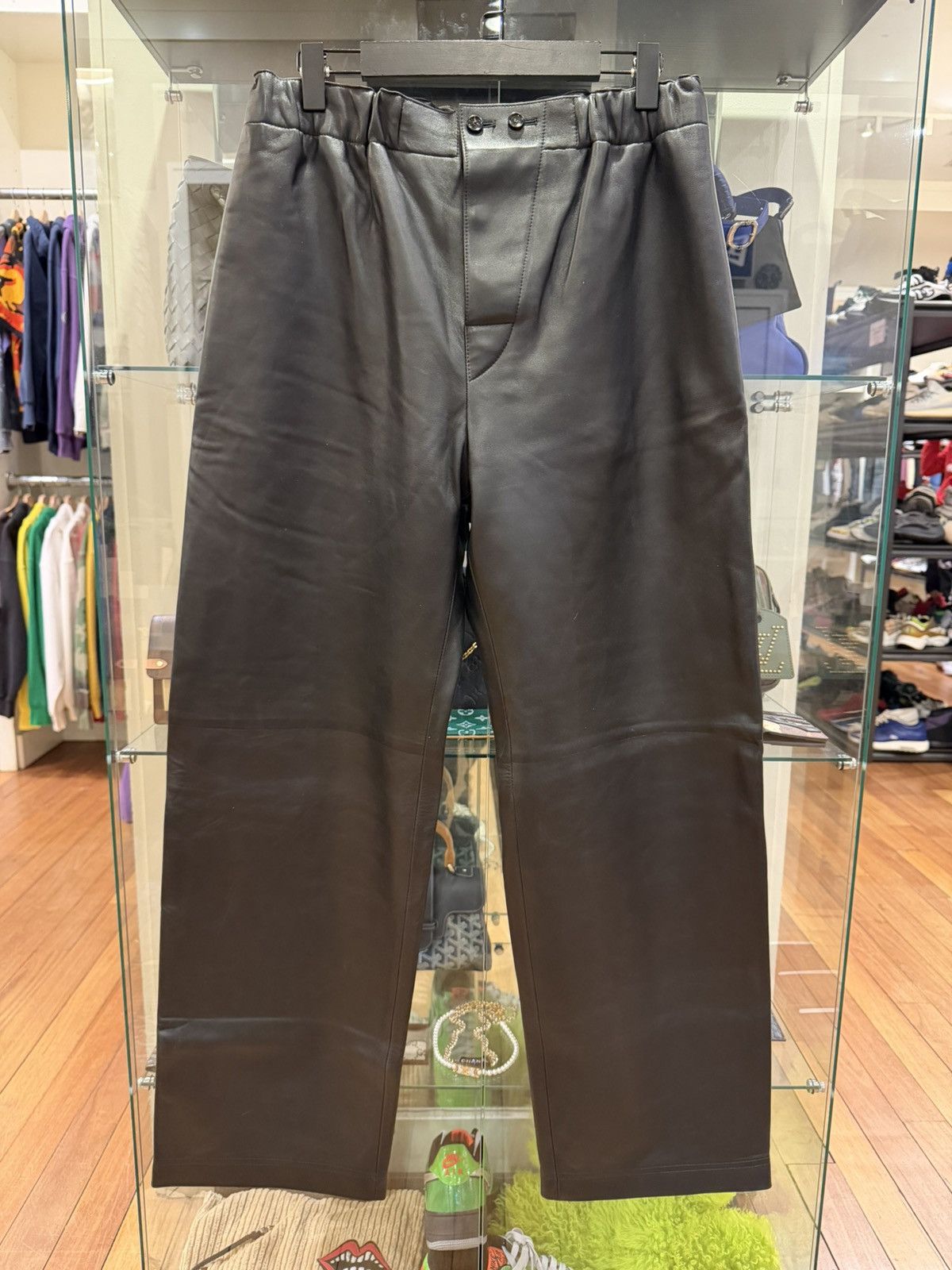 Bottega Veneta Bottega Veneta Leather Pants Size US 32 / EU 48 - 1 Thumbnail