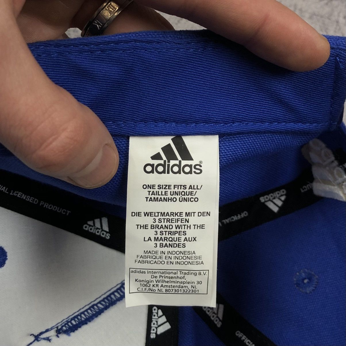 Adidas × Vintage Vintage 2004 Y2K Adidas x FC Real Madrid Soccer Football Cap Size ONE SIZE - 9 Thumbnail