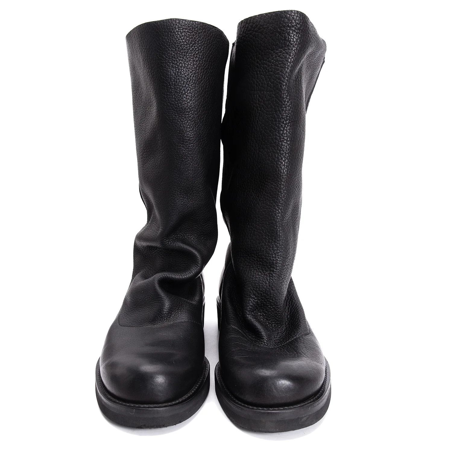 Yohji Yamamoto Yohji Yamamoto Leather Long Boots Black 26cm Size US 9 / EU 42 - 3 Thumbnail
