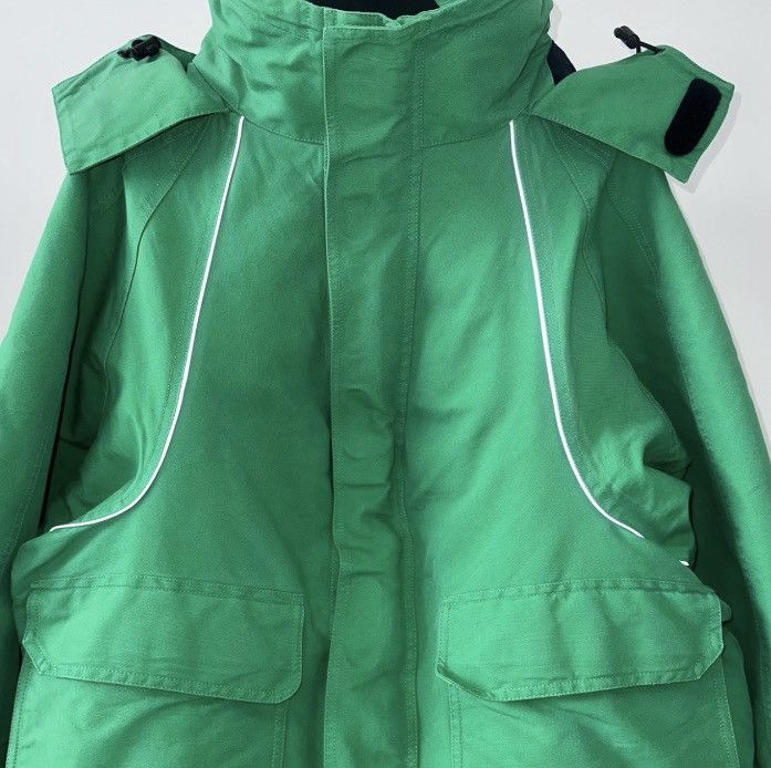 Balenciaga Balenciaga FW18 Green Swing Parka Hardshell Jacket Size S / US 4 / IT 40 - 3 Thumbnail
