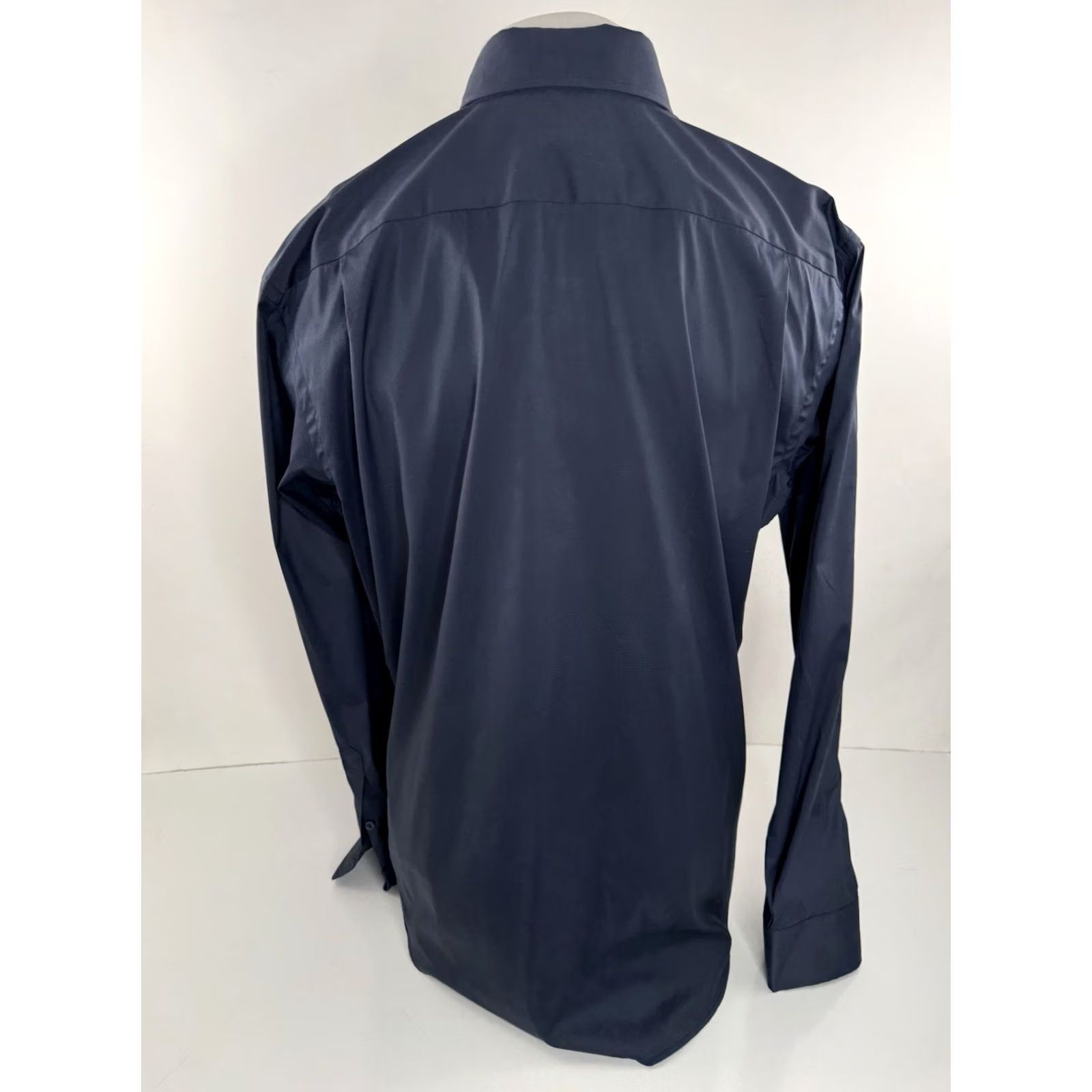 Vintage TEDDY STRATFORD Shirt Zip Mens XL L Blue 5 XL Button-Up Long Sleeve N/A Size US L / EU 52-54 / 3 - 3 Thumbnail