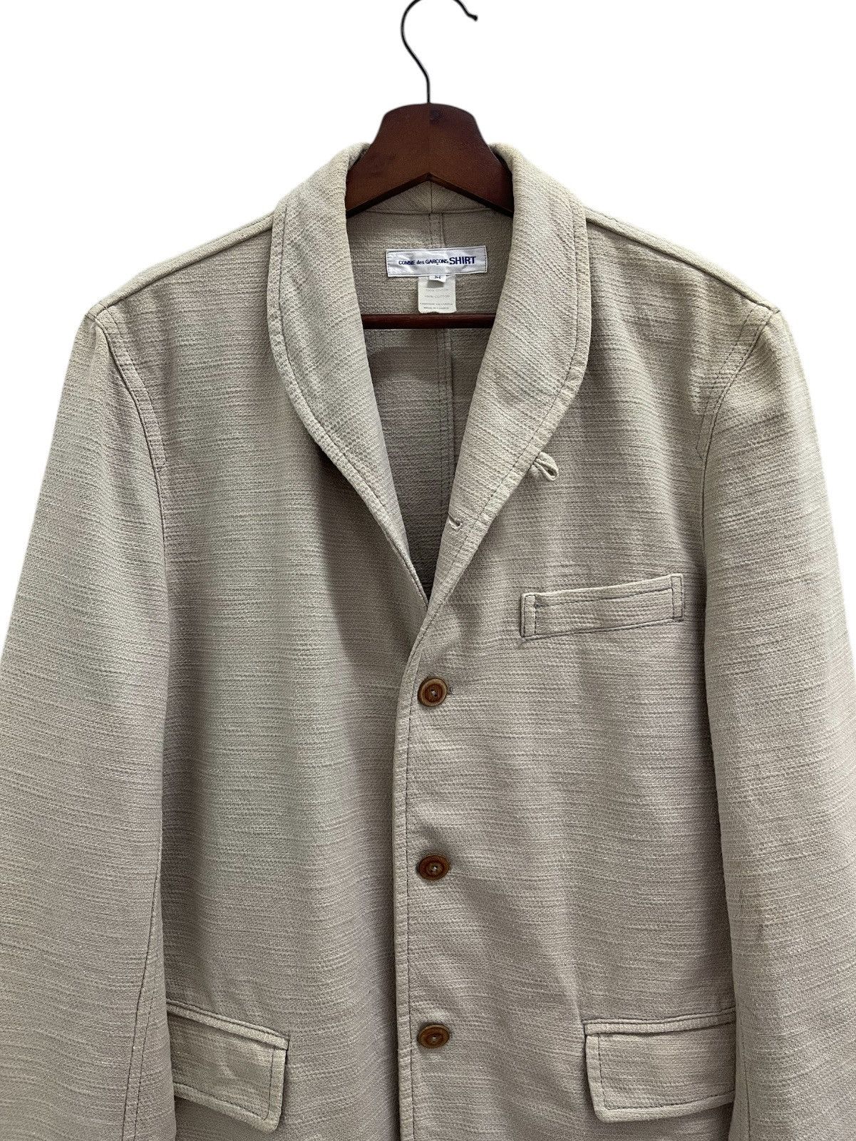 Comme des Garcons Comme Des Garçons Shawl Collar Buttons Jacket Size US S / EU 44-46 / 1 - 3 Thumbnail