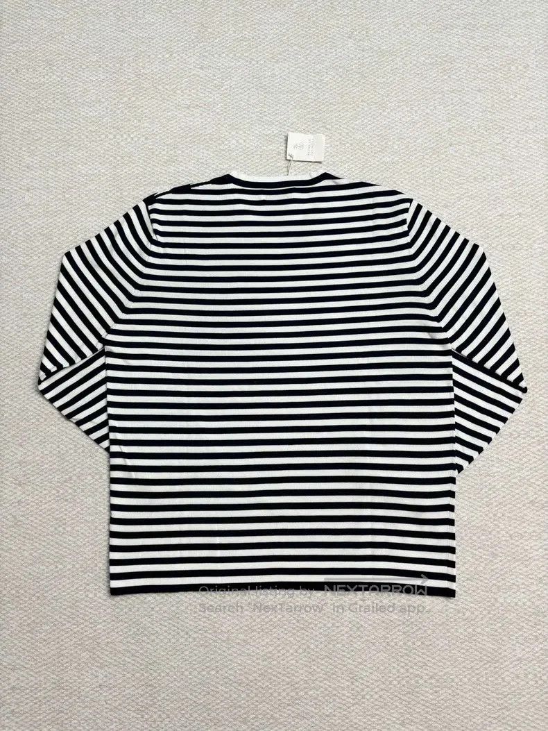 Brunello Cucinelli Brunello Cucinelli Striped Knit Top. Size US L / EU 52-54 / 3 - 2 Thumbnail