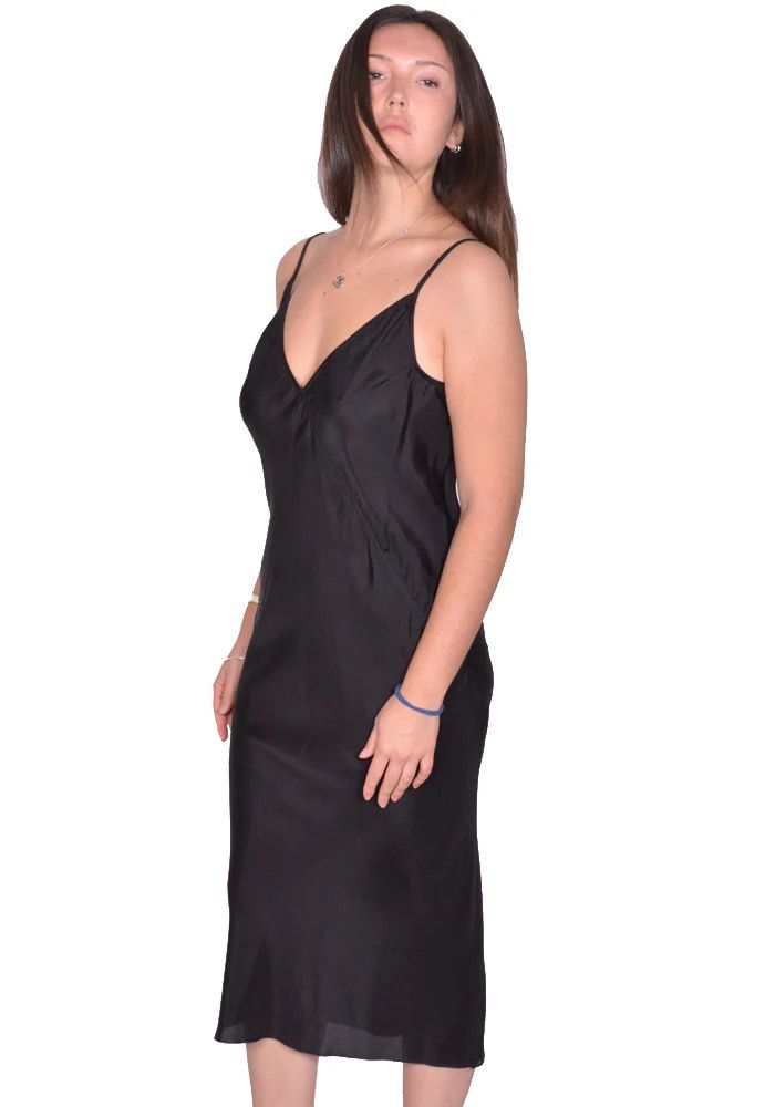 Rick Owens o1y0126 Midi Dress in Black Size XS / US 0-2 / IT 36-38 - 4 Thumbnail