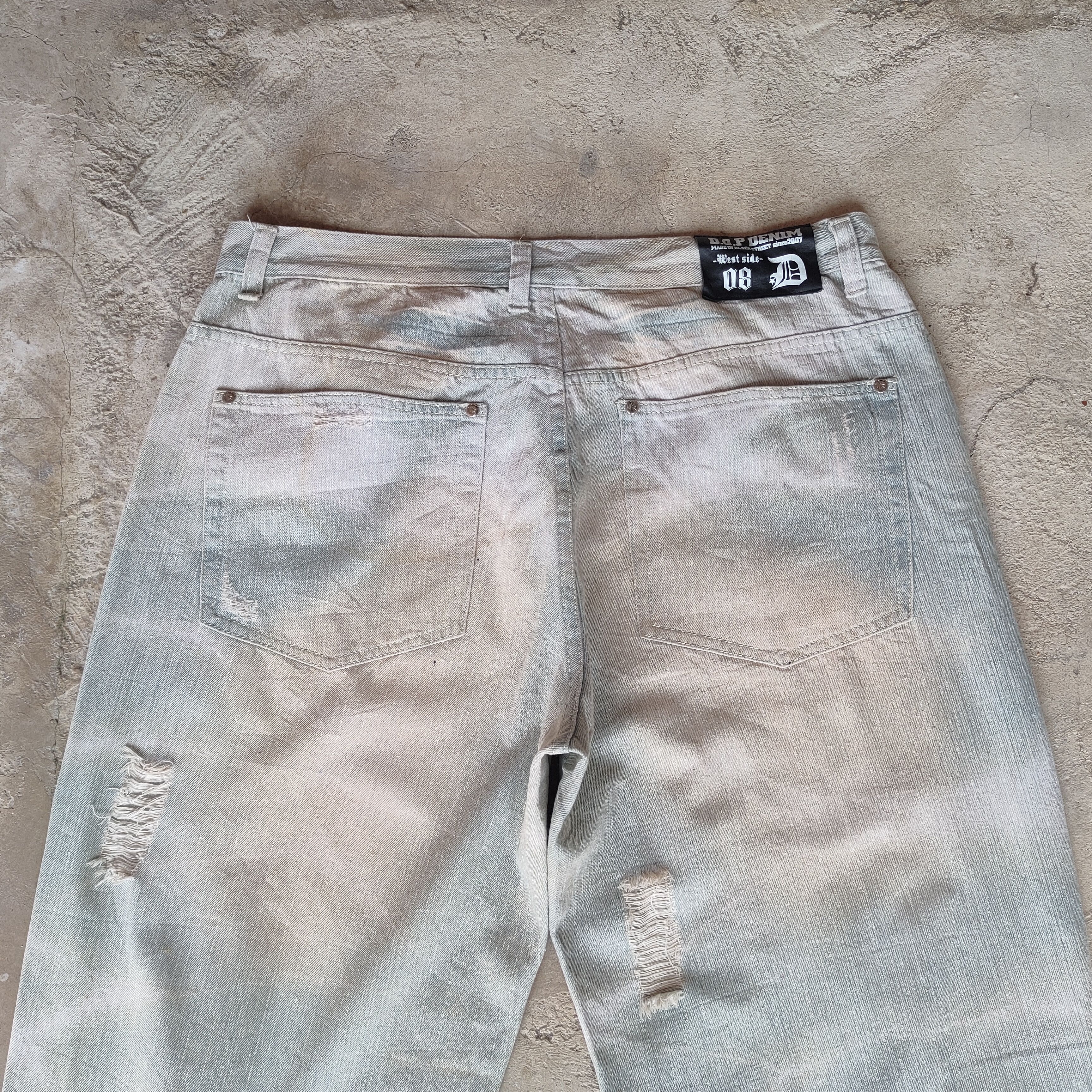 Jean × Vintage W40 DOP DENIM FADED DISTRESSED JEANS PANTS Size US 40 / EU 56 - 11 Thumbnail