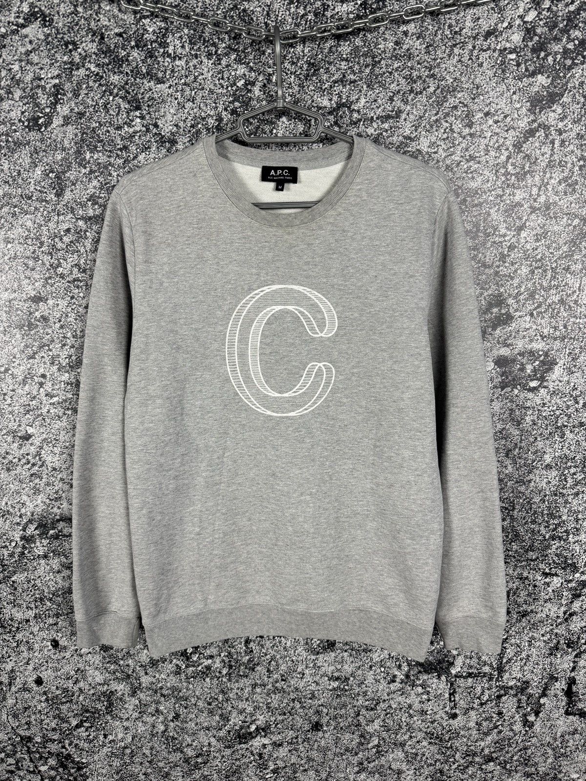A.P.C. Men’s A.P.C. Rue Madame Paris Sweatshirt Pullover Size M Size US M / EU 48-50 / 2 - 1 Thumbnail