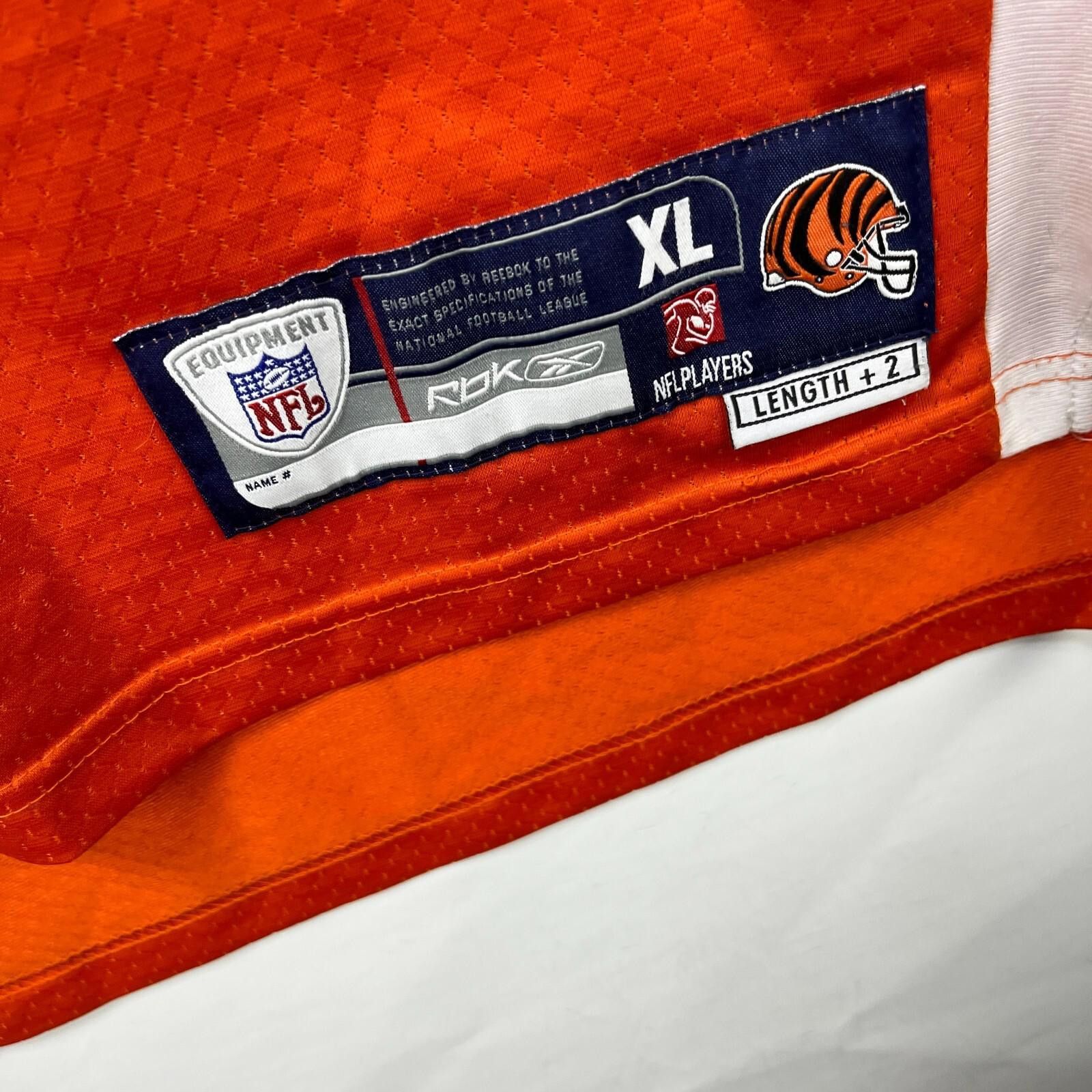 Reebok Vintage Cincinnati Bengals Football Jersey Carson Palmer XL Size ONE SIZE - 8 Thumbnail