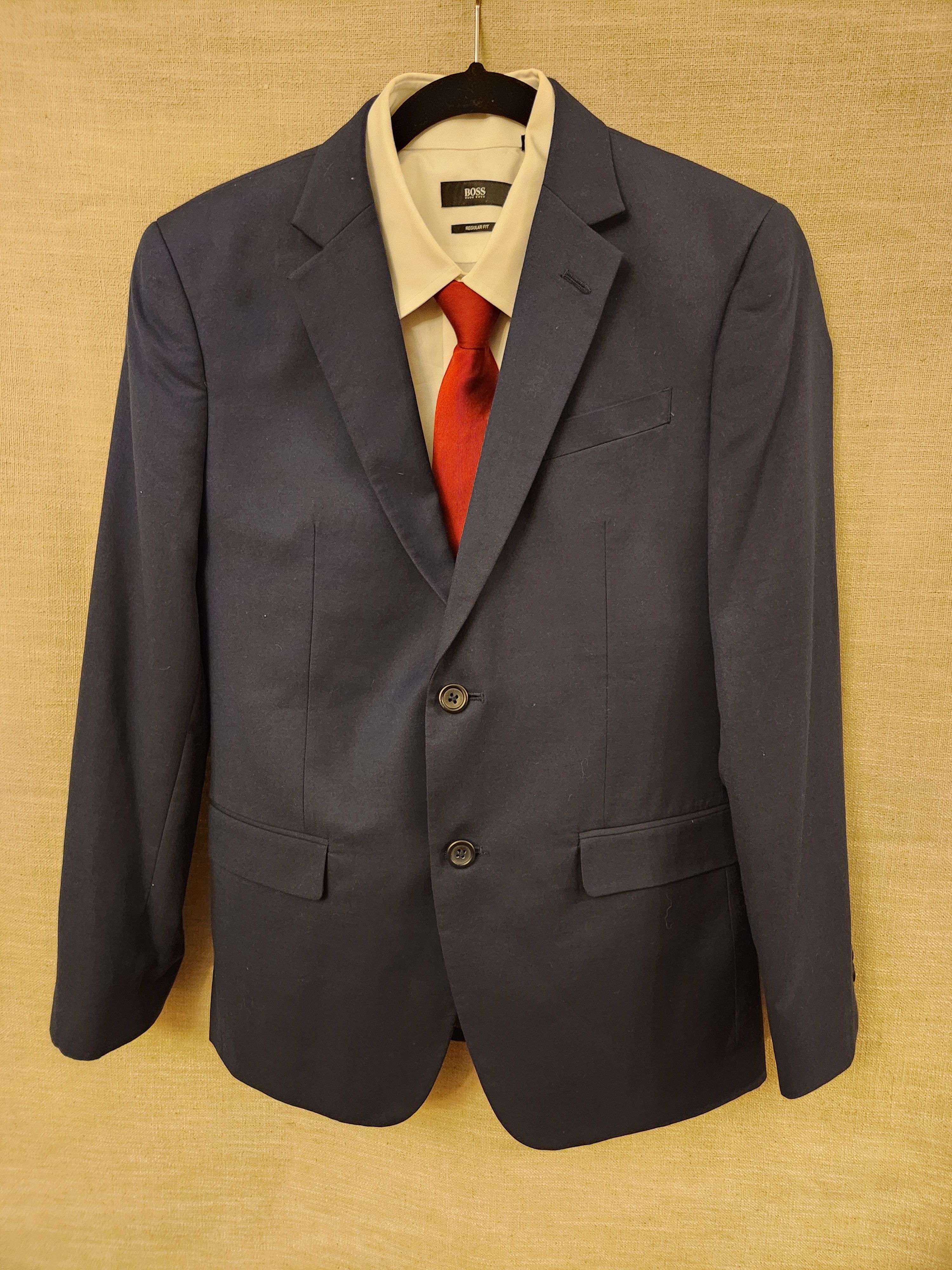 Egara NWT Egara Skinny Fit Blue Suit Size 36S - 2 Thumbnail