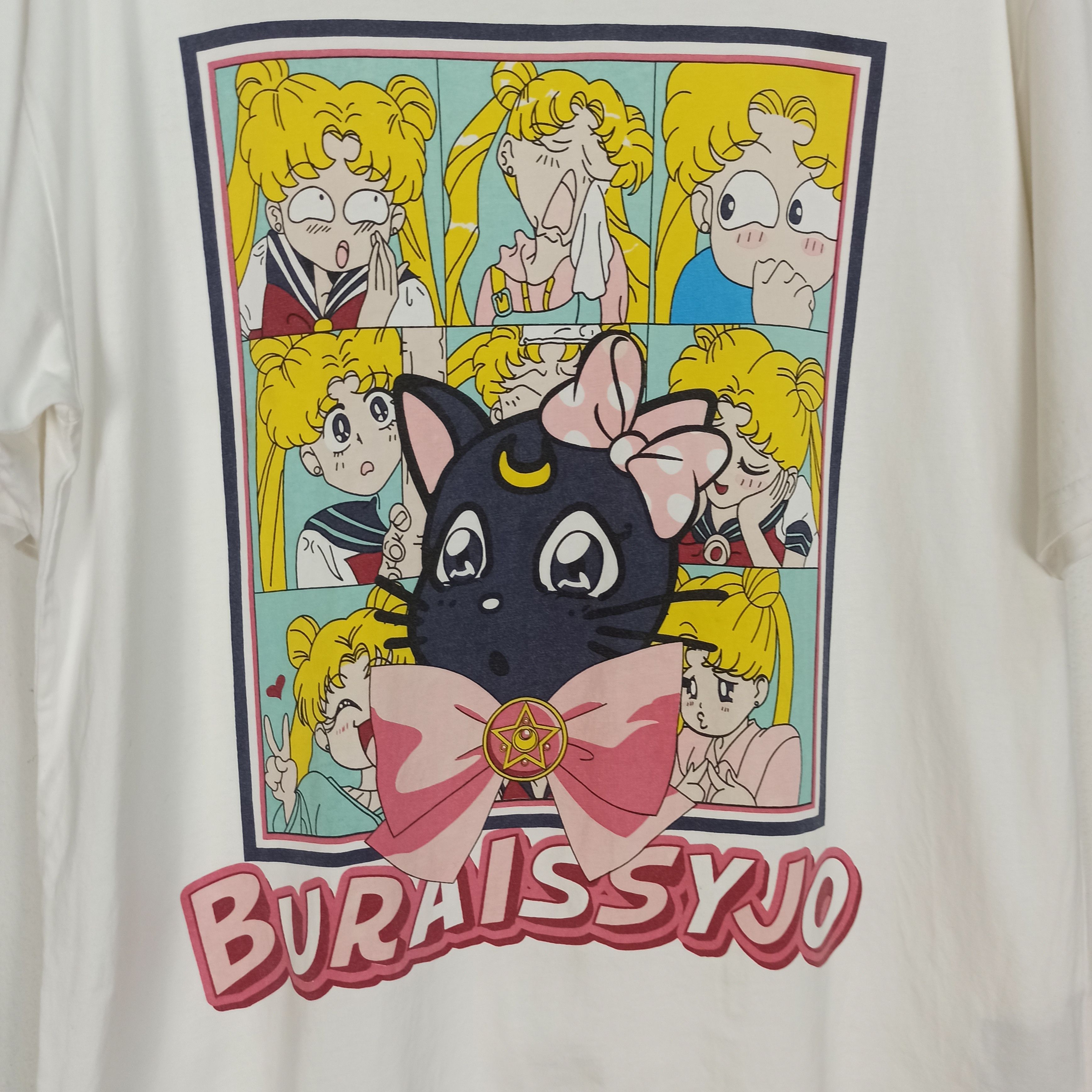 Anime Anime Sailor Moon ''Buraissyjo" Promo Tshirt Size US XL / EU 56 / 4 - 2 Thumbnail