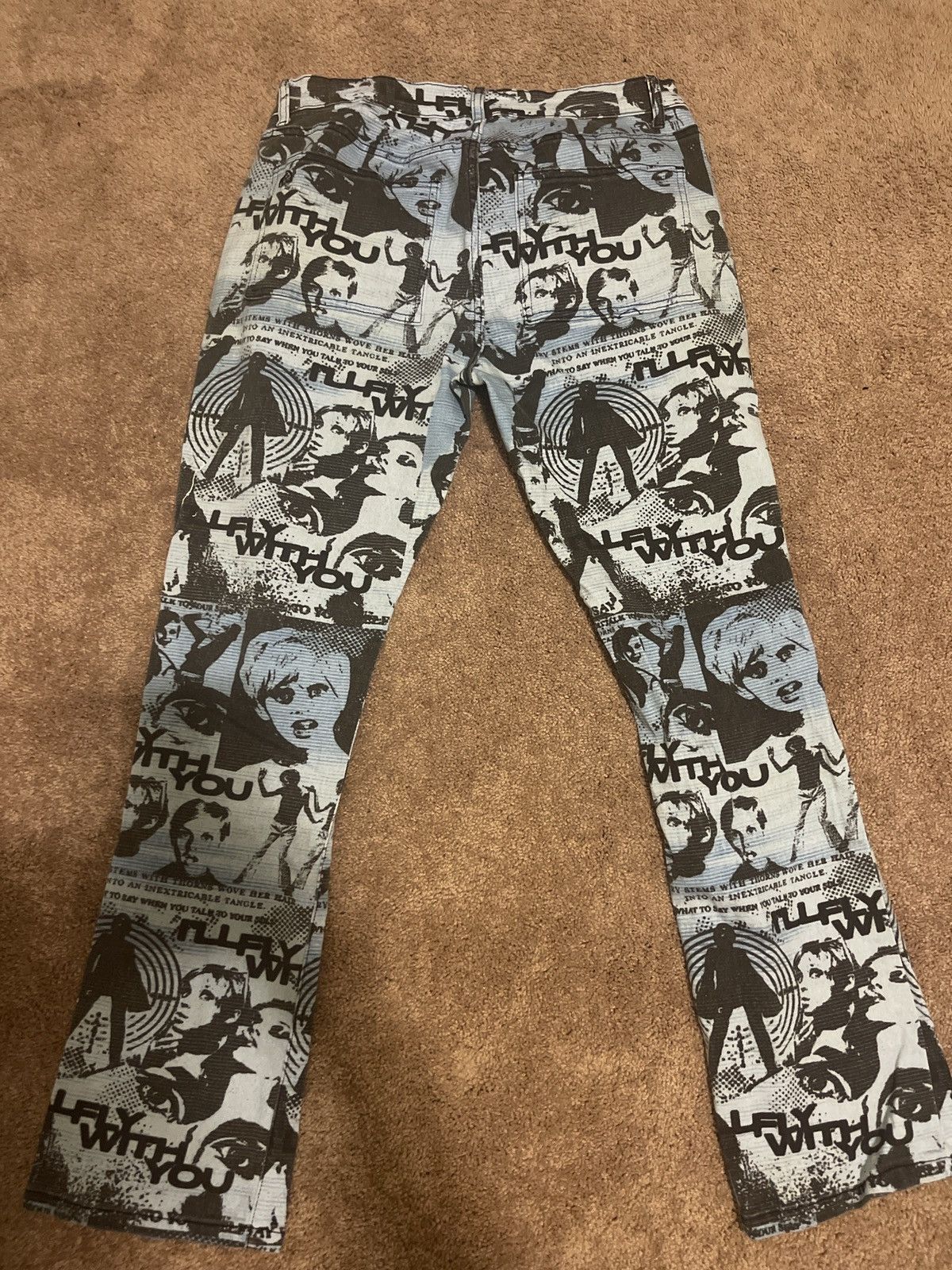 Empty Spaces “I’ll fly with you” Jeans 34x34