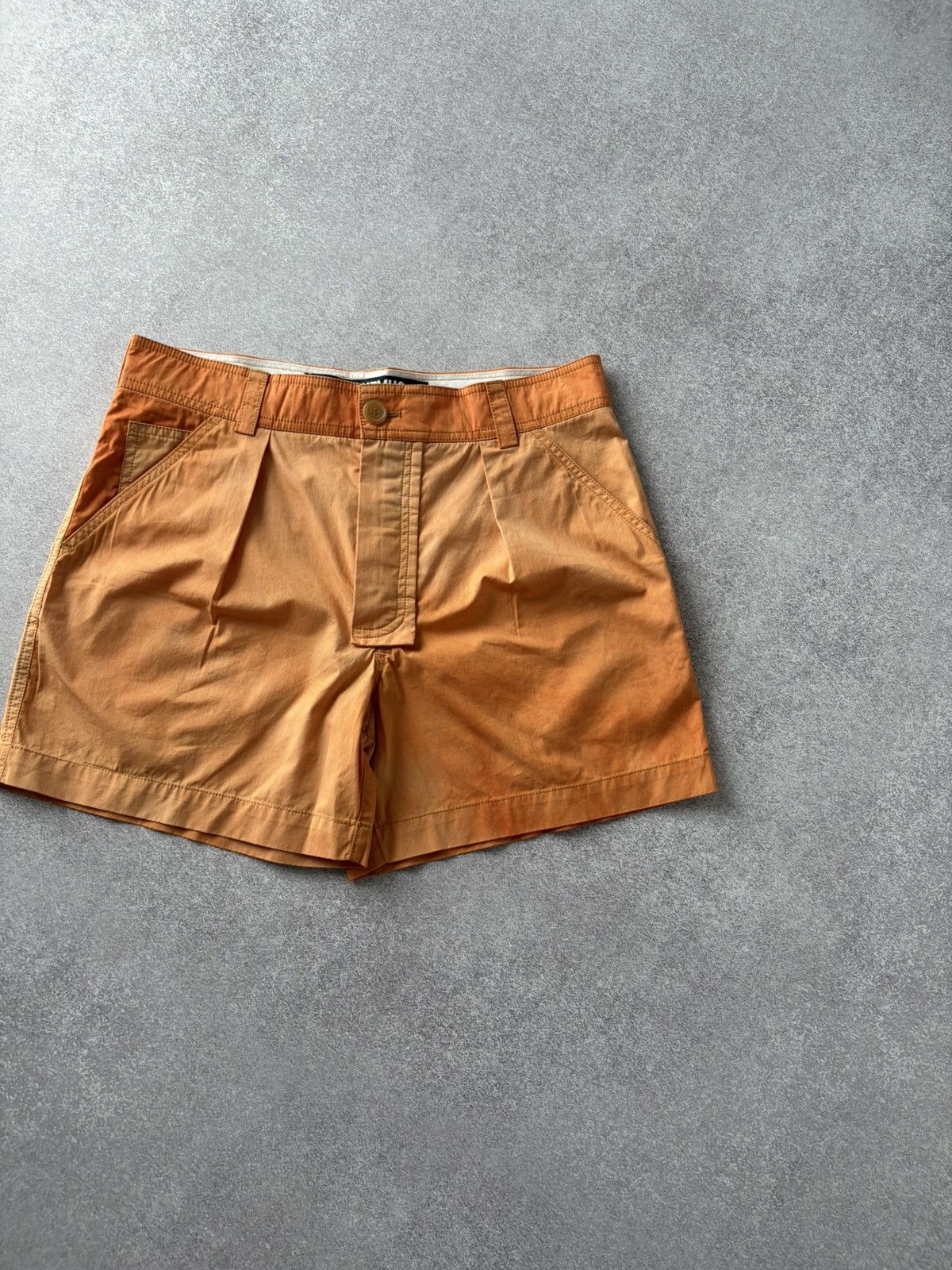 Jacquemus Jacquemus Le Coup De Soleil Orange Pattern Cotton Shorts Size US 32 / EU 48 - 3 Thumbnail