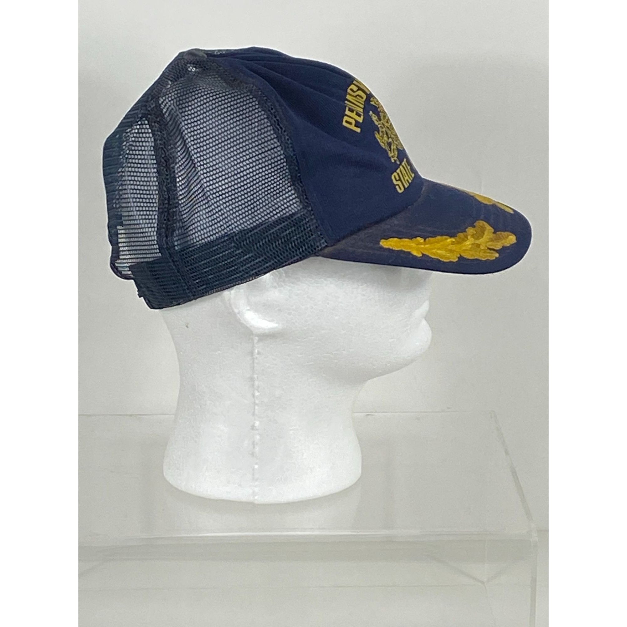 Other Vintage Pennsylvania State Police Trucker Mesh Snapback Hat Size ONE SIZE - 3 Thumbnail