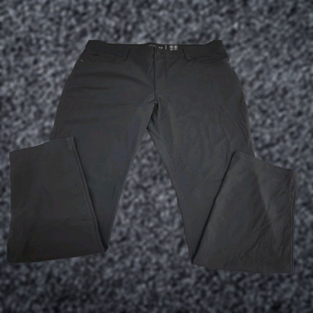 Vintage LINEARFLEX Men's Pants Black Zip Back Front Pocket 38/32 Chino Straight Slim? No, keep. (No extra) Size US 38 / EU 54 - 1 Thumbnail