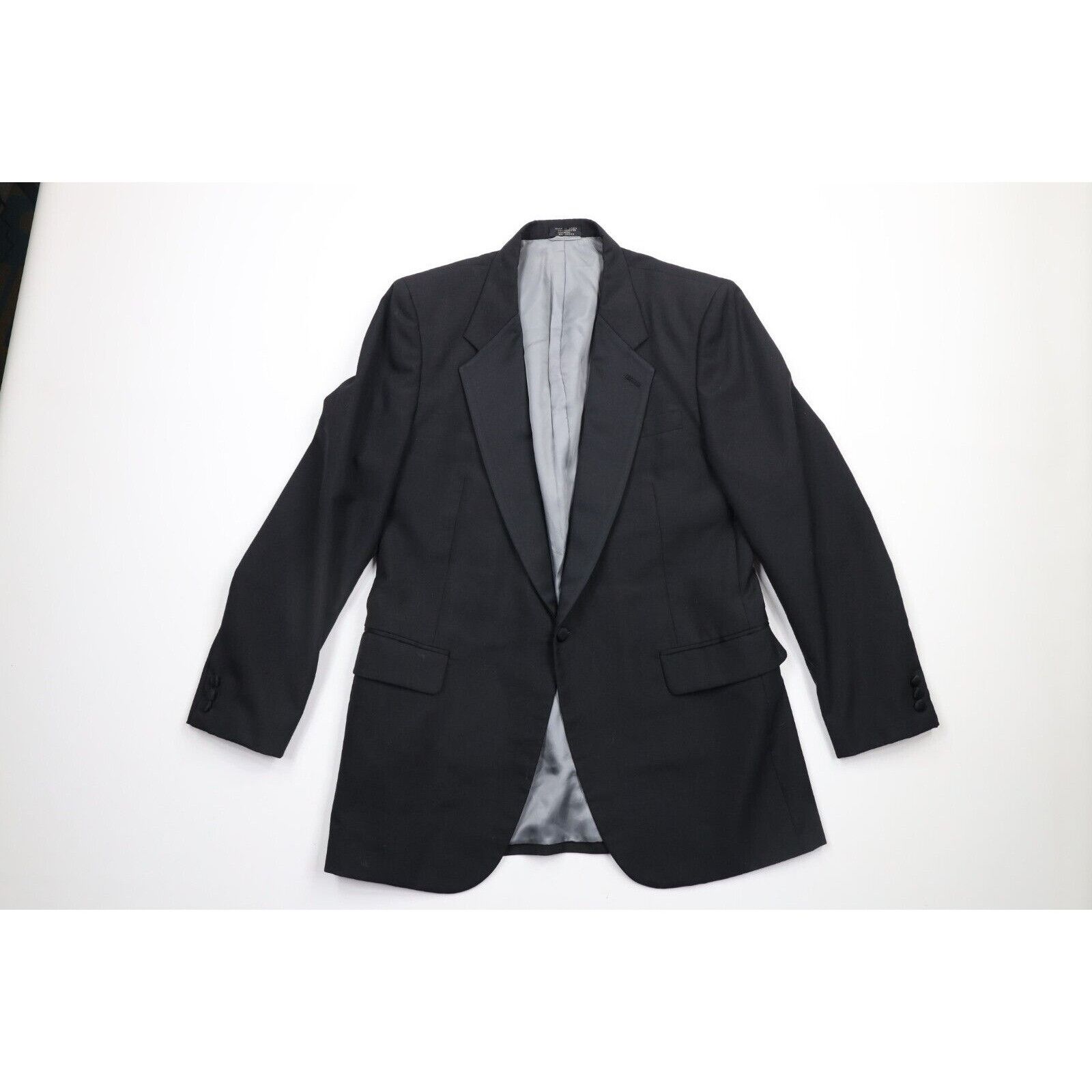 Vintage Vintage 70s Streetwear 4 Piece Wedding Prom Tuxedo Suit Size 42L - 2 Thumbnail