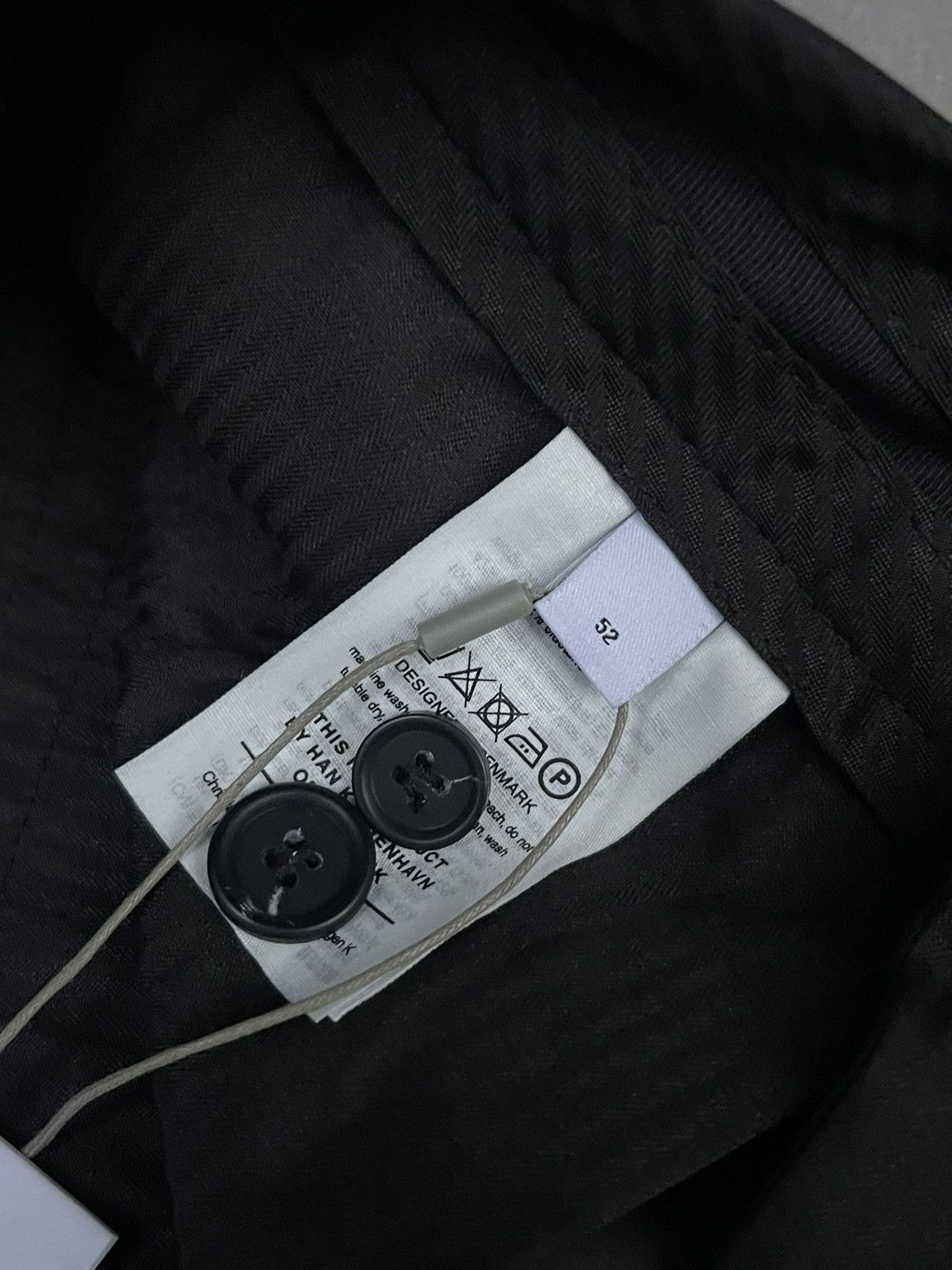 Han Kjobenhavn !DS! AW22 Han Kjobenhavn Boxy Suit Black Suit Size 40R - 22 Thumbnail