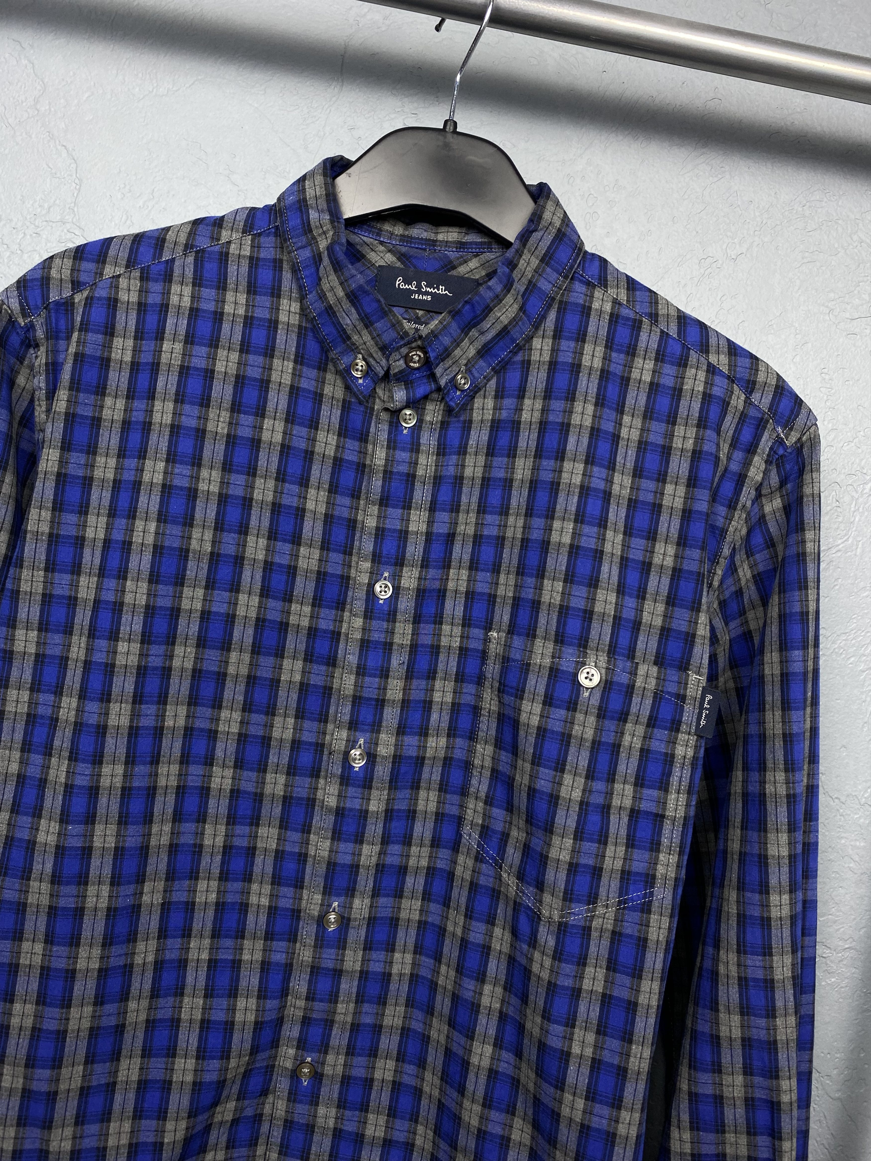 Paul Smith Paul Smith Vintage Mens Long Sleeve Check Shirt Size US M / EU 48-50 / 2 - 2 Thumbnail